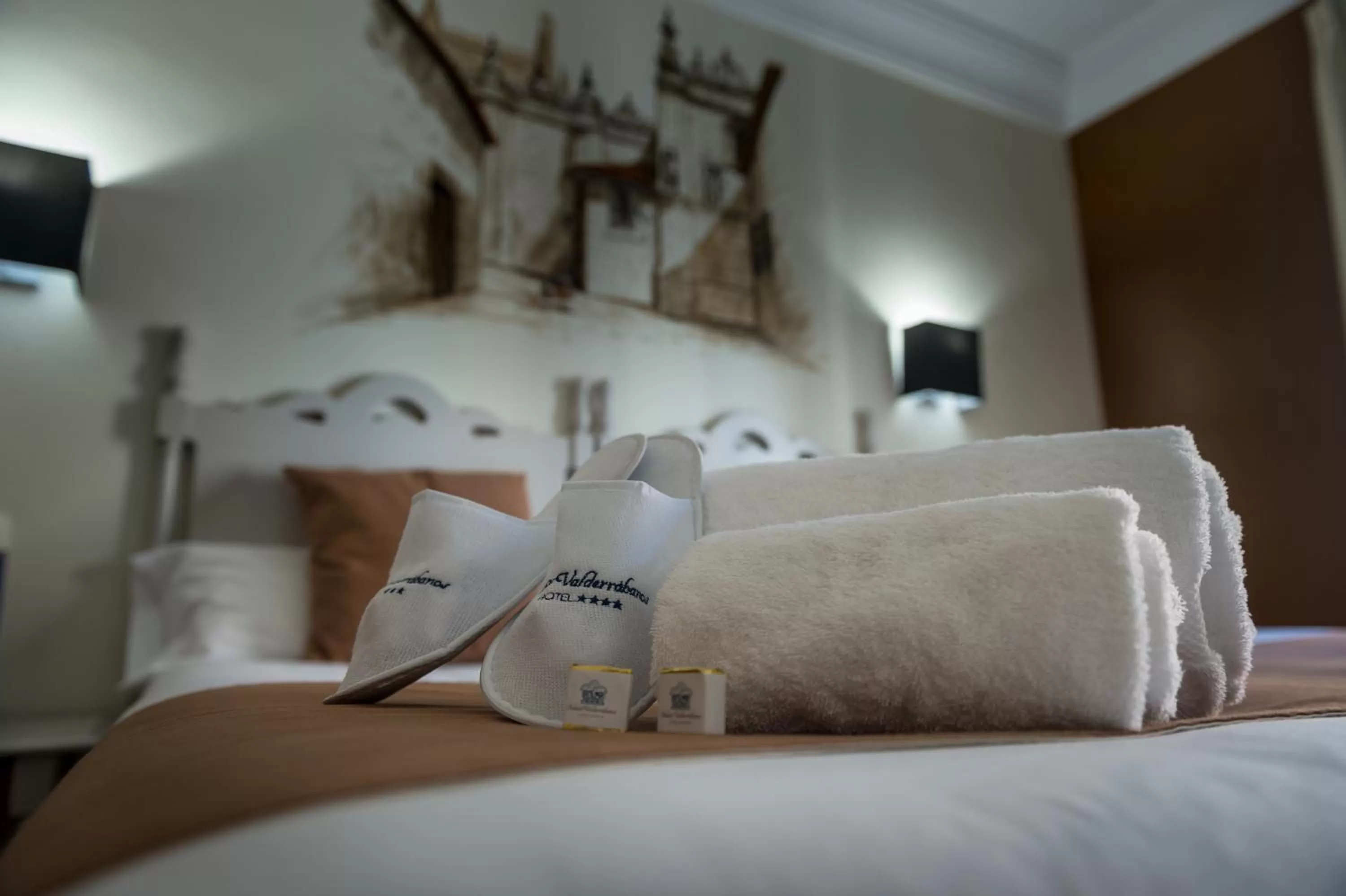 Decorative detail, Bed in Palacio Valderrabanos