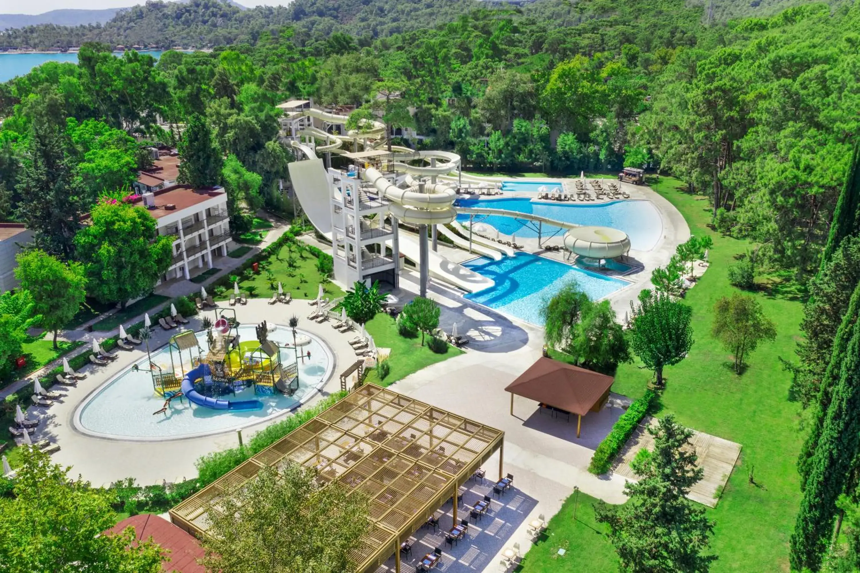 Bird's eye view, Pool View in Sherwood Exclusive Kemer - Kids Concept