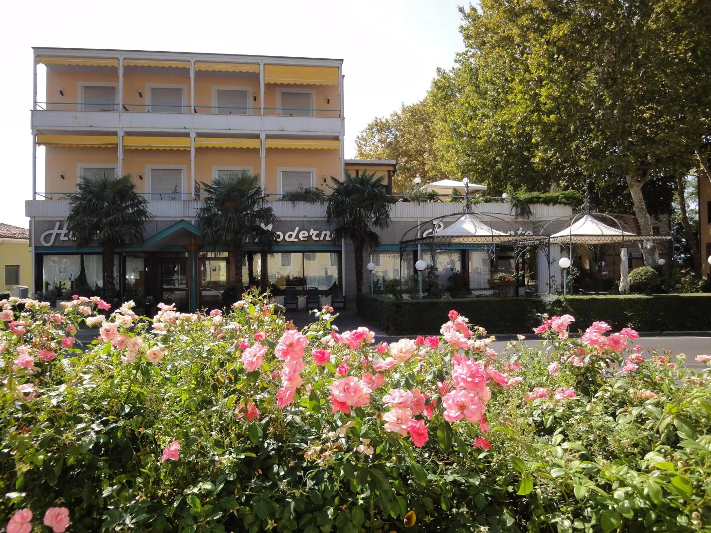 Facade/entrance in Platani Hotel