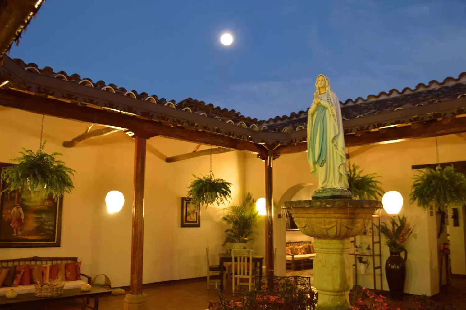 Sunset in Hotel Casa Claustro De Zapatoca