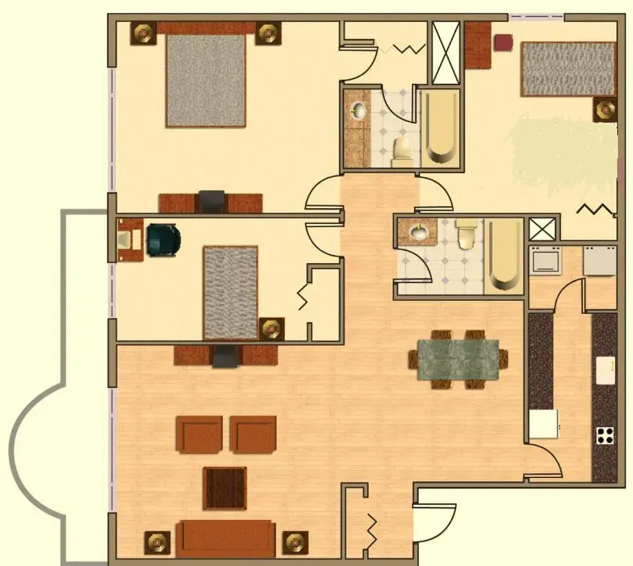 Floor Plan in Swiss Grand Hotel Seoul