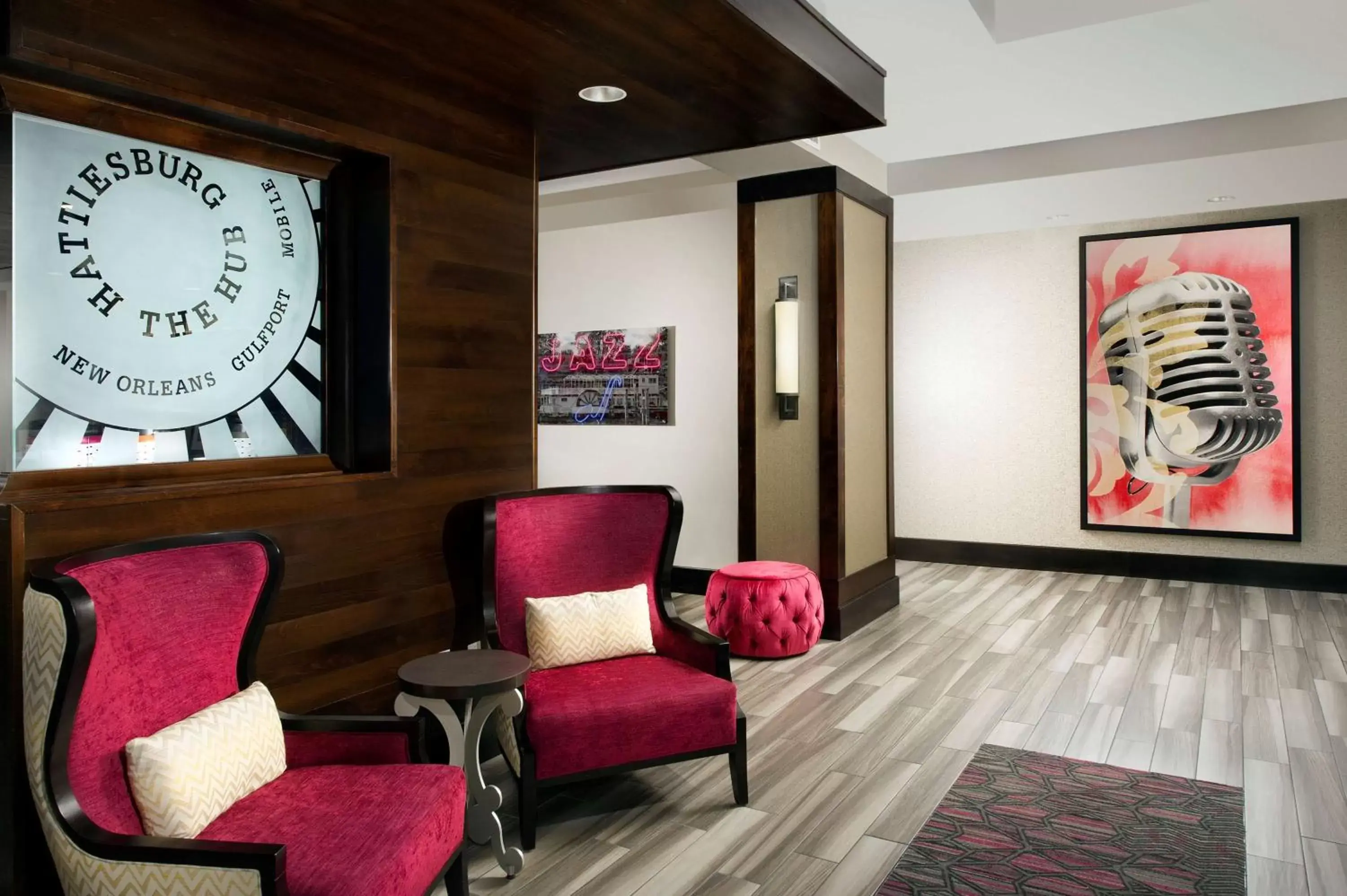 Lobby or reception, Seating Area in Hampton Inn by Hilton Hattiesburg