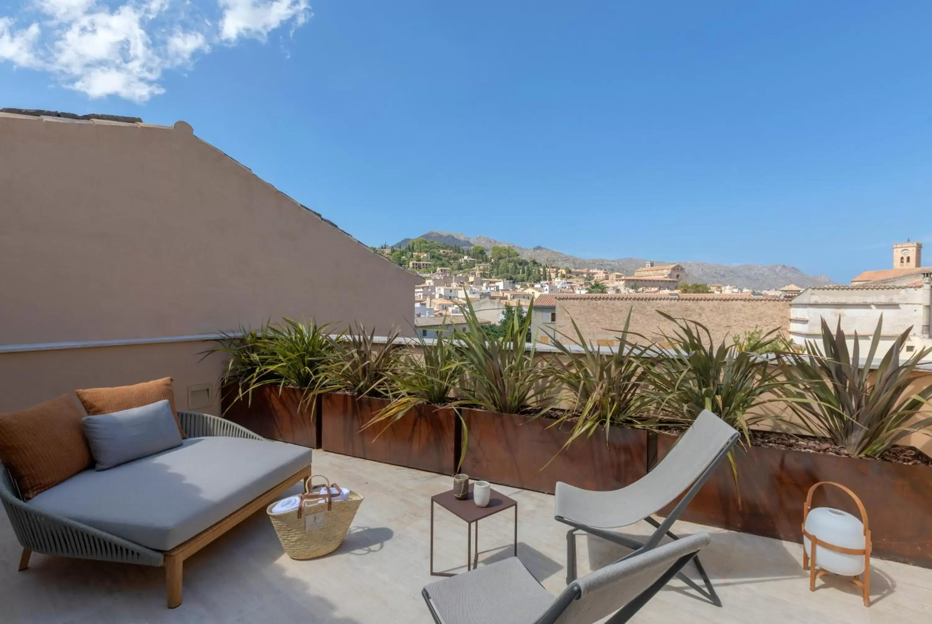 Balcony/Terrace, Mountain View in Can Aulí Luxury Retreat - Adults Only