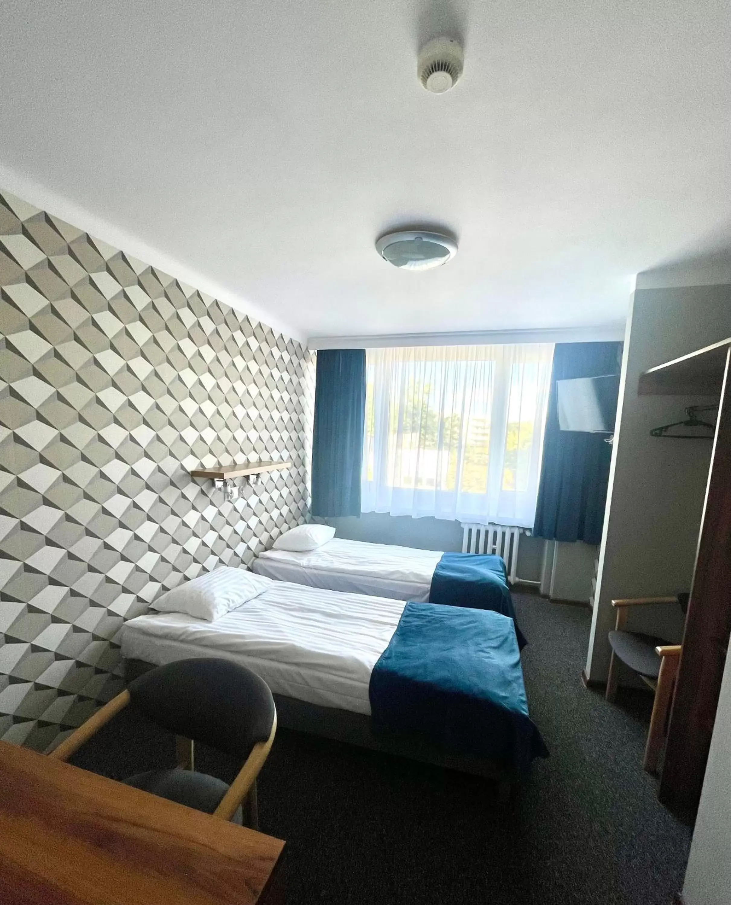 Bed in Hotel Mazowiecki