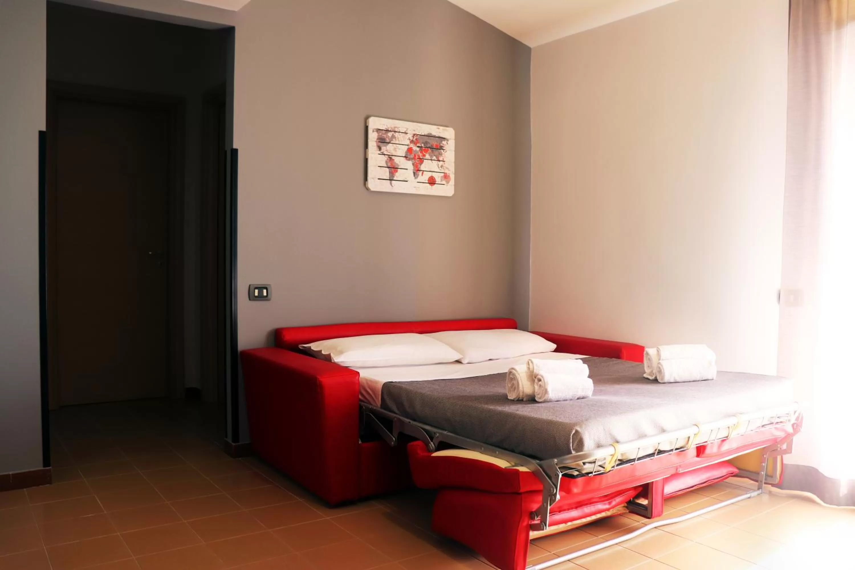 Bed in Aparthotel Isabella