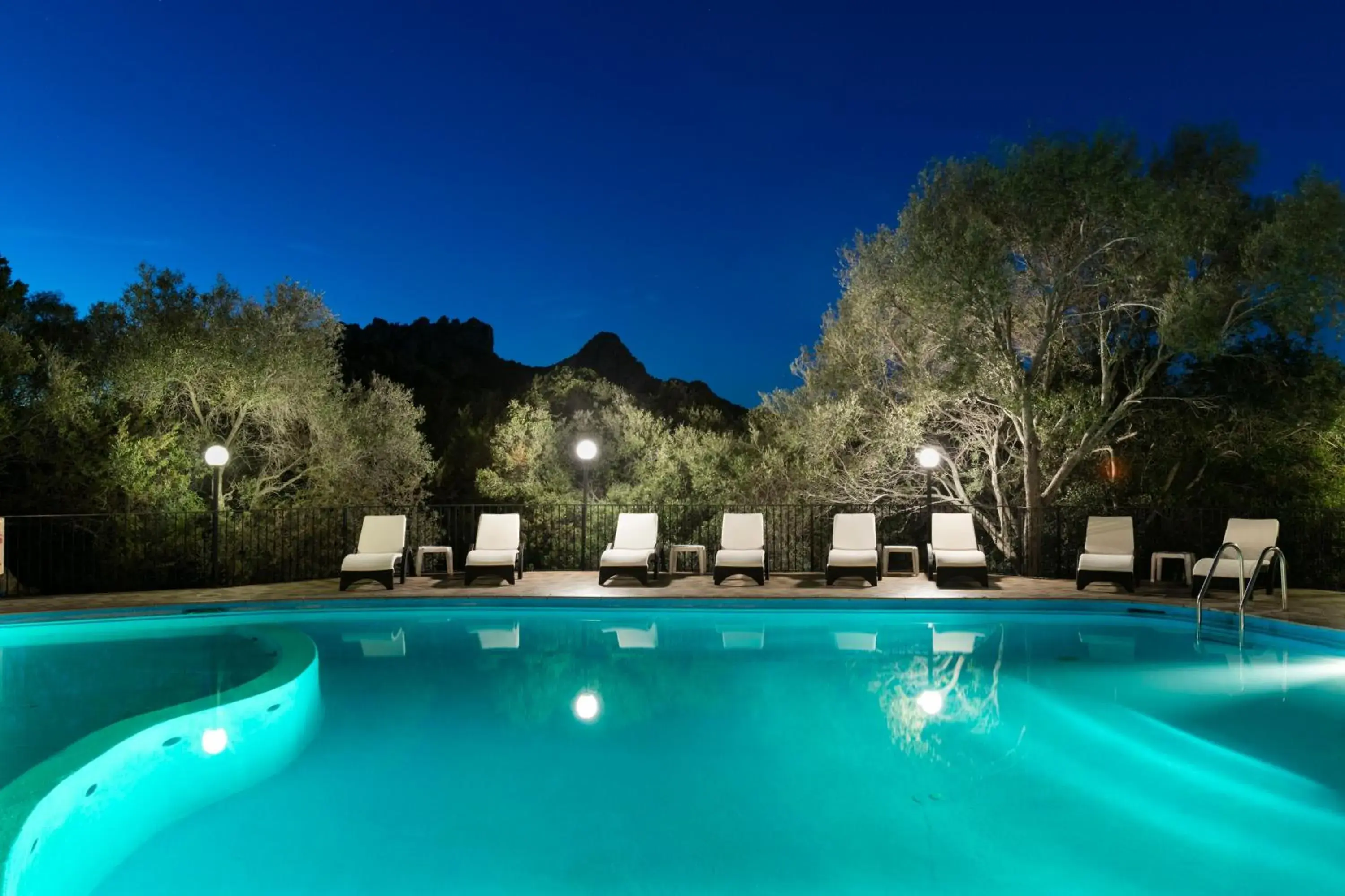 Swimming pool in Hotel Rocce Sarde Swimming pool in Hotel Rocce Sarde