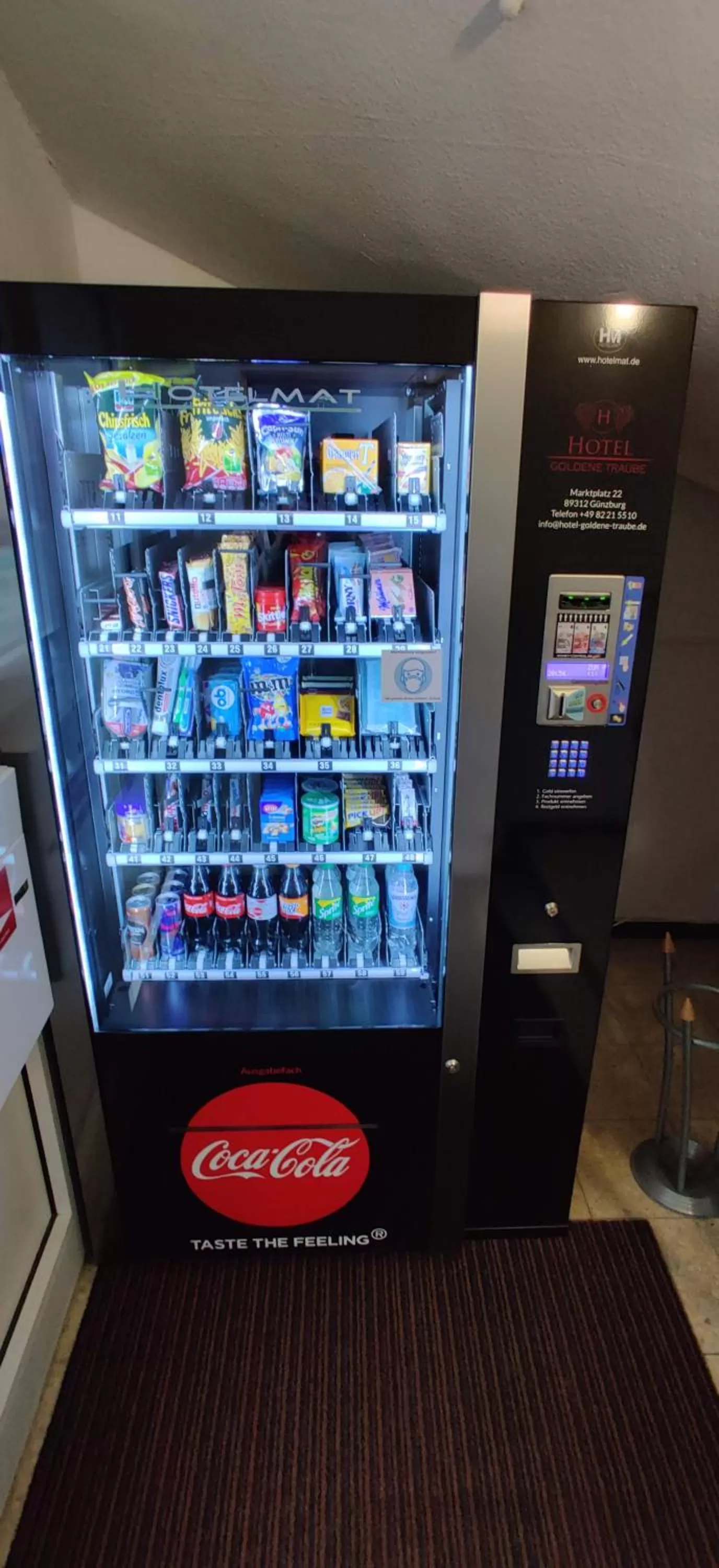 Food and drinks in Hotel Goldene Traube