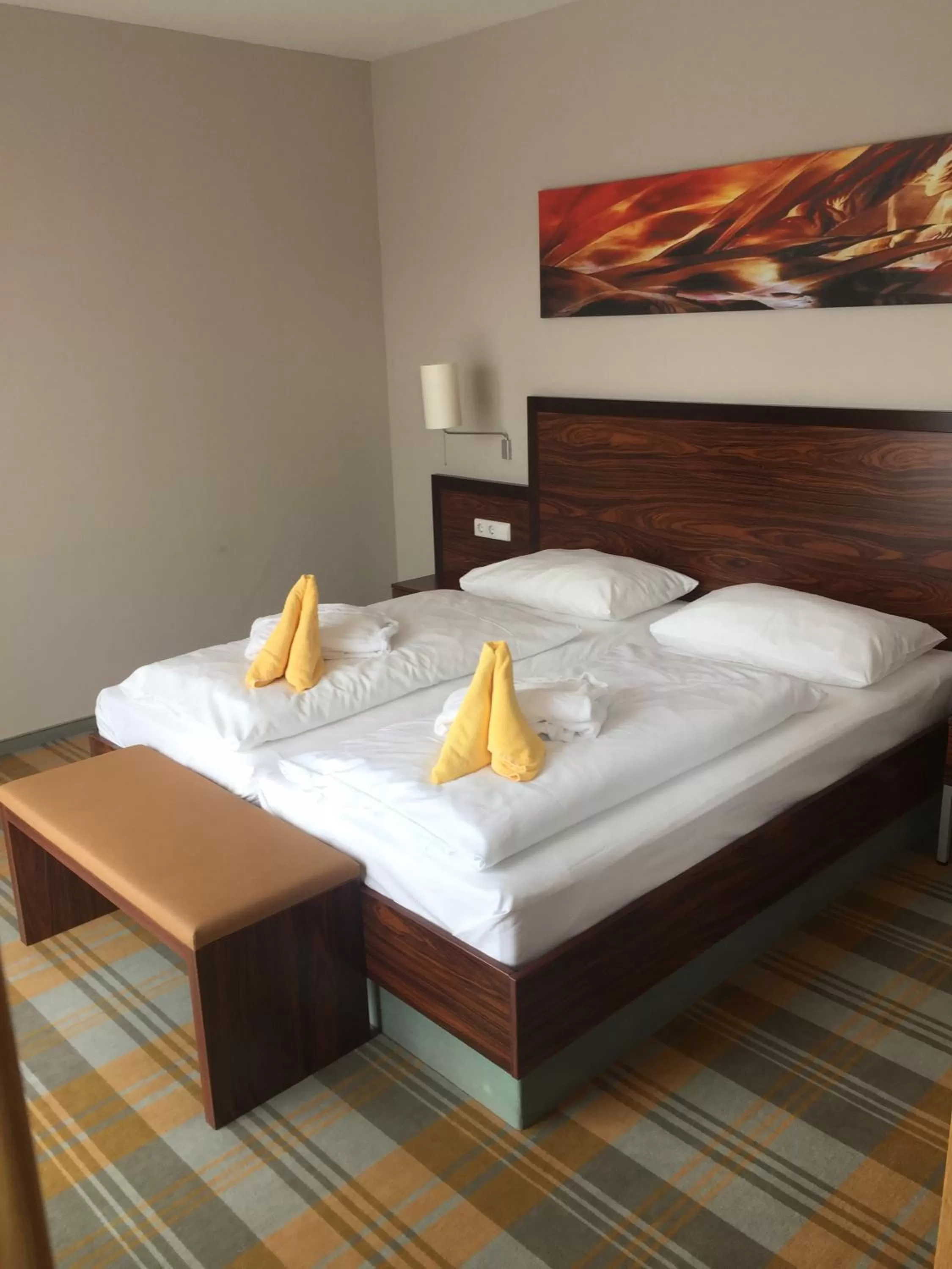 Bed in Hotel Liebmann