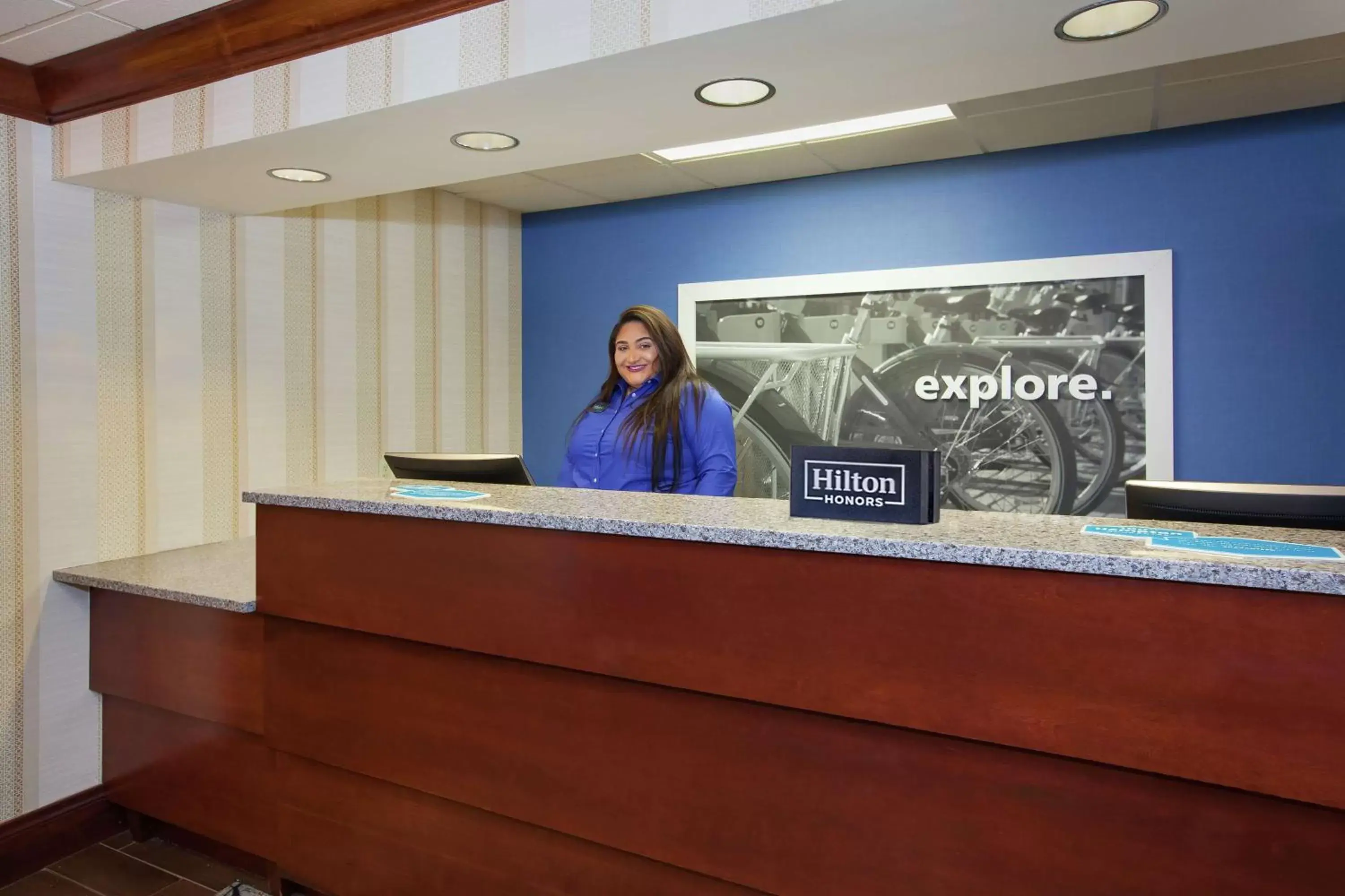 Lobby or reception, Lobby/Reception in Hampton Inn Boston / Marlborough