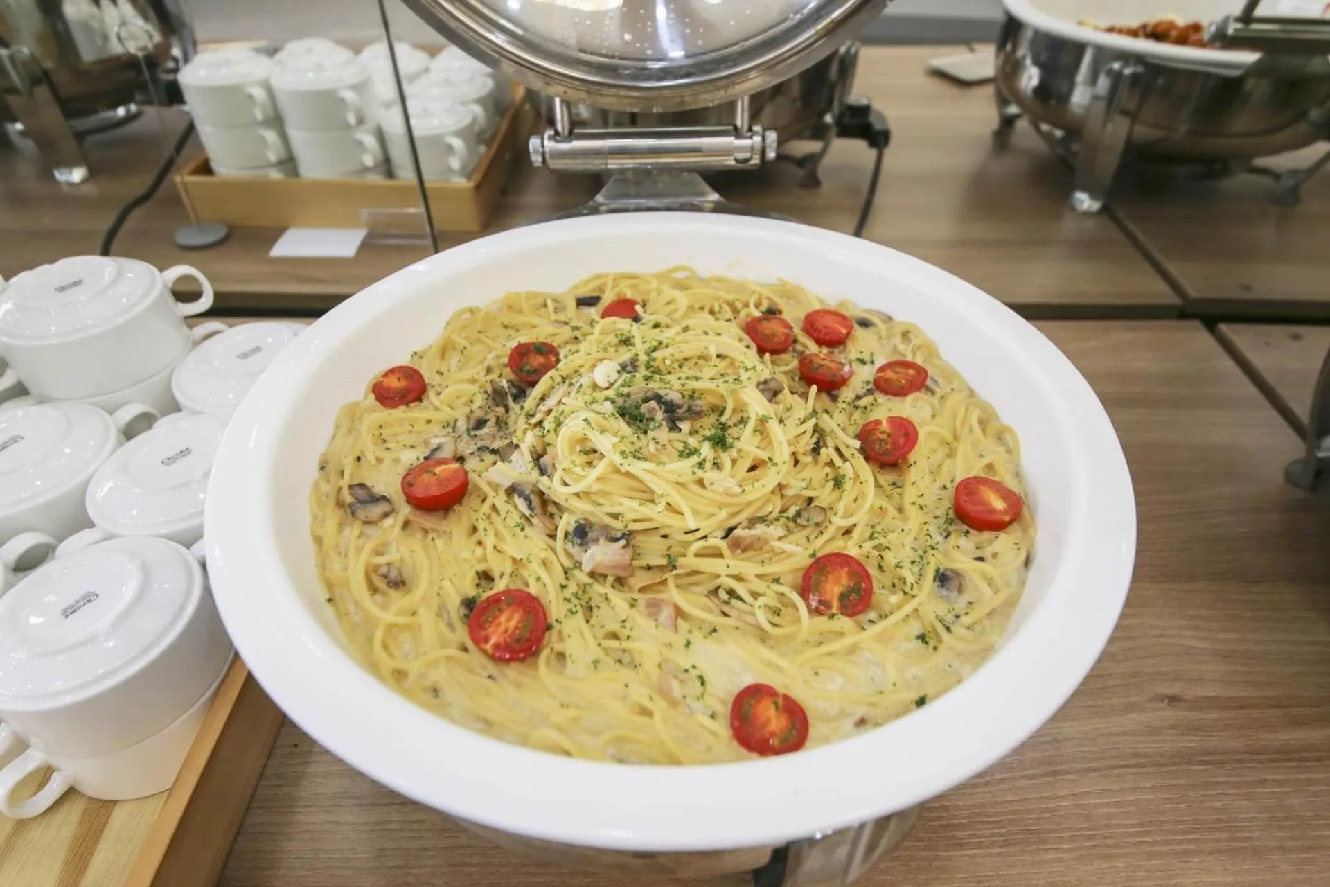 Food close-up in Benikea hotel