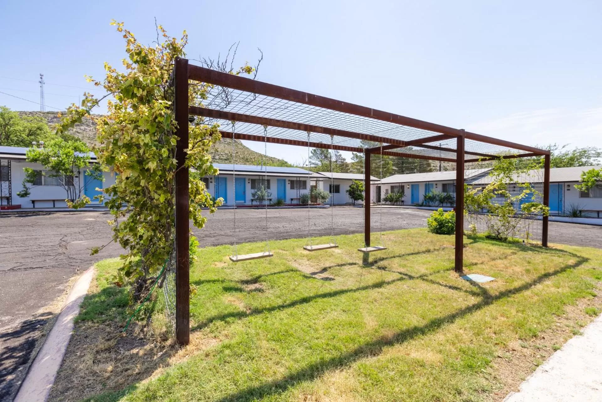 Children play ground in Desert Air Motel