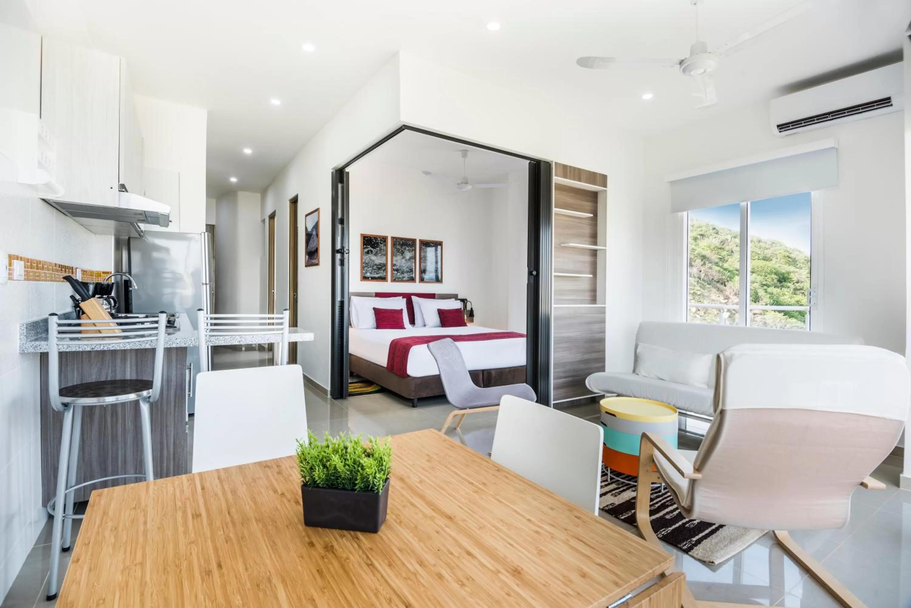 Bed in Terrazas Tayrona Travelers Apartamentos y Suites