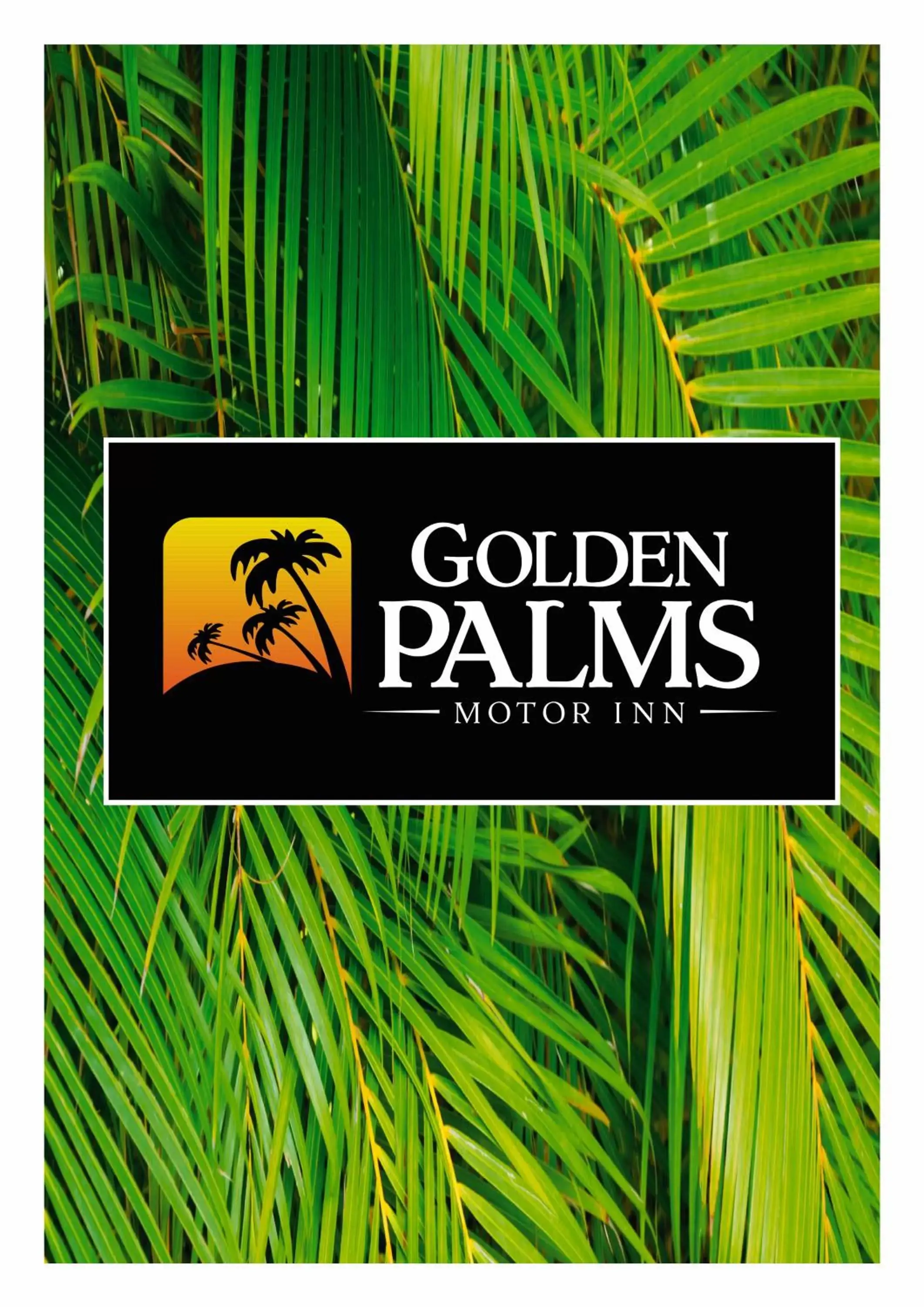 Property logo or sign in Golden Palms Motor Inn