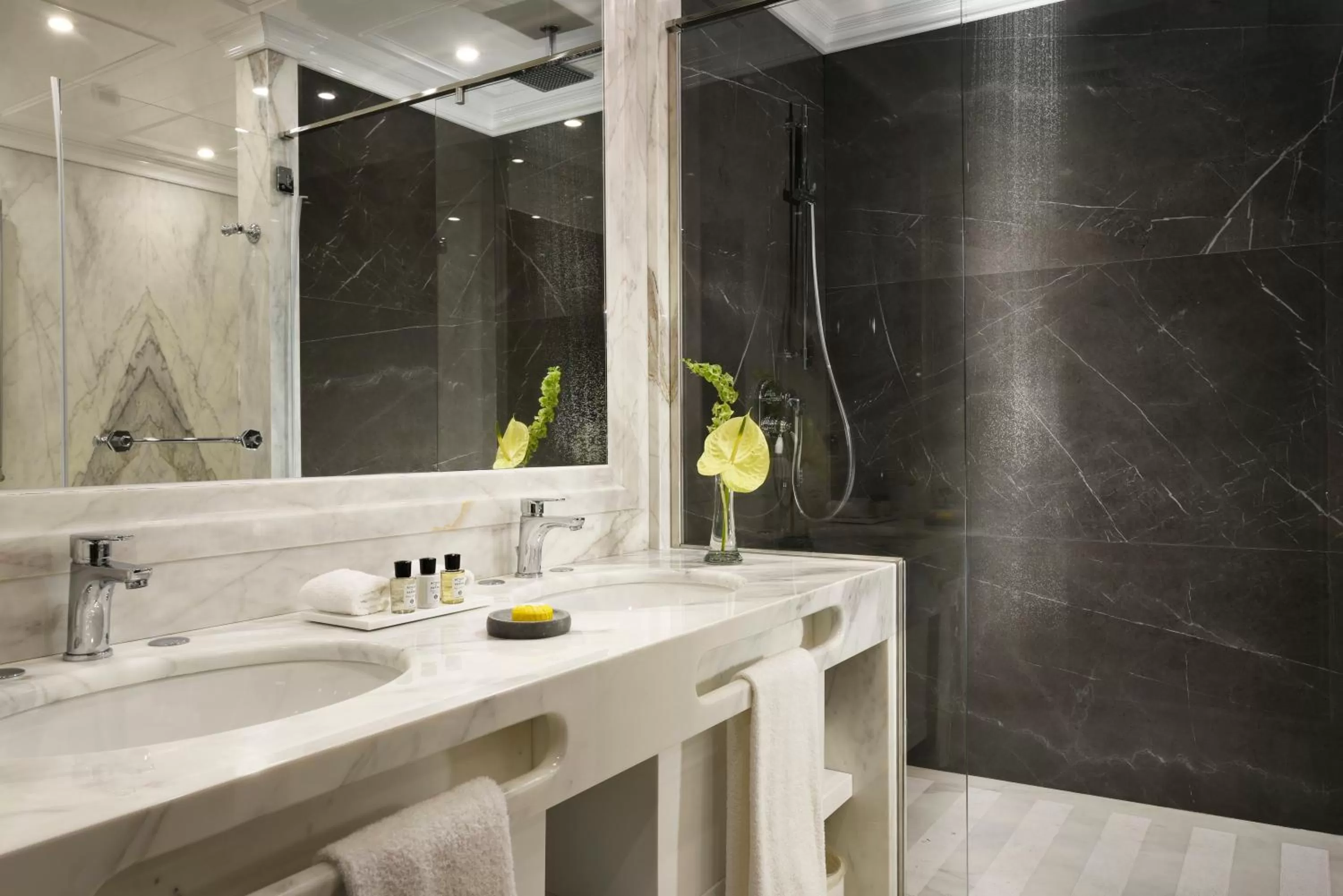 Shower in Hotel Splendide Royal - The Leading Hotels of the World