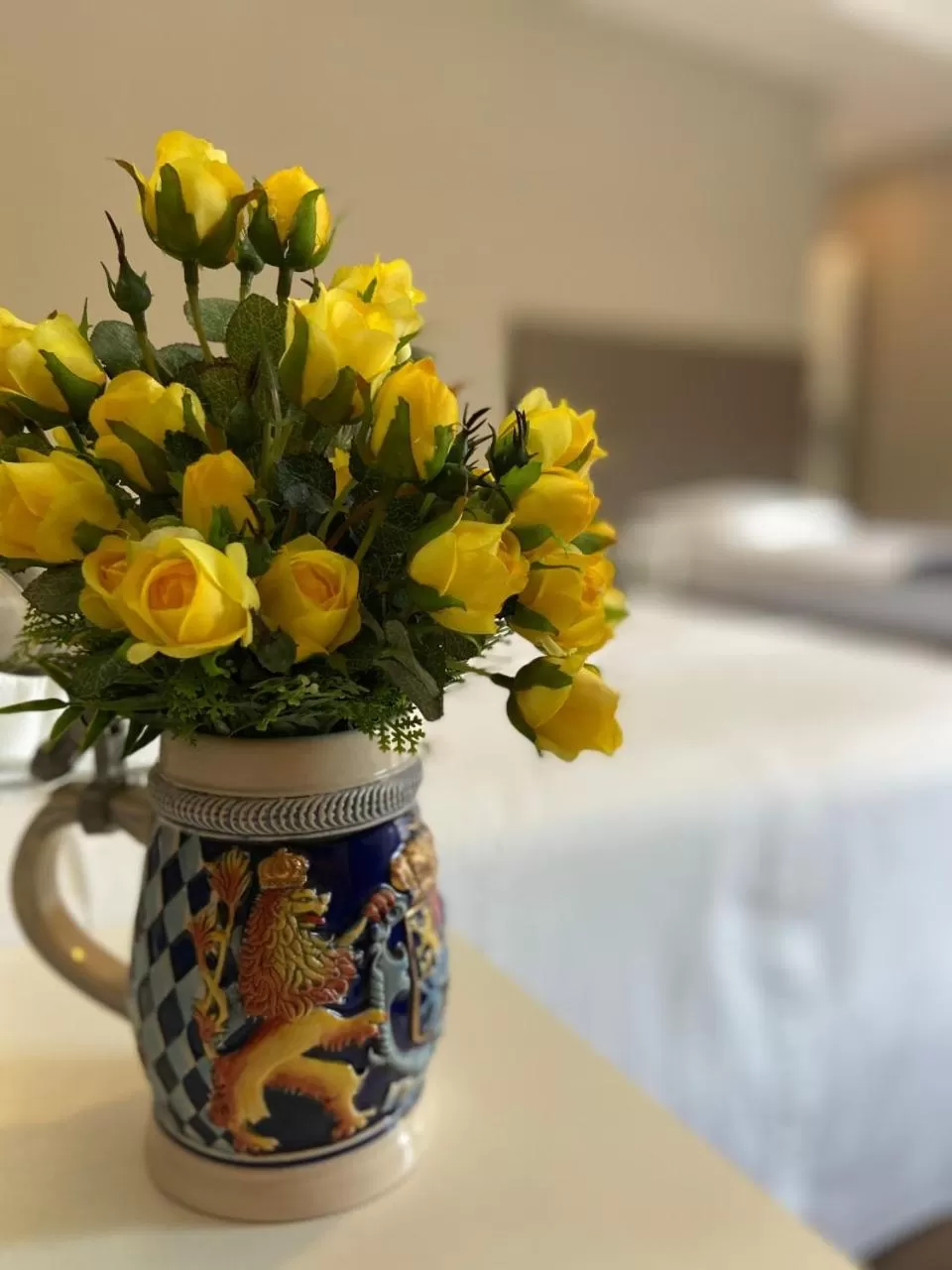 Property building, Bed in Hotel Himmelblau