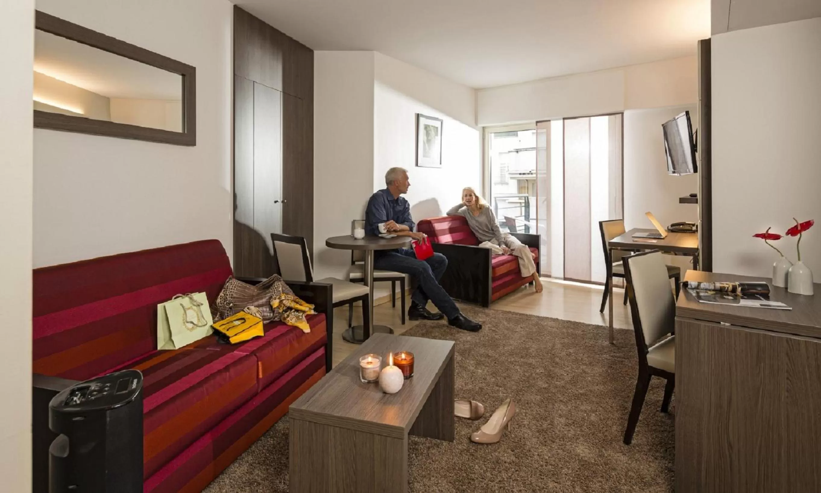 Living room in Residhome Courbevoie La Défense