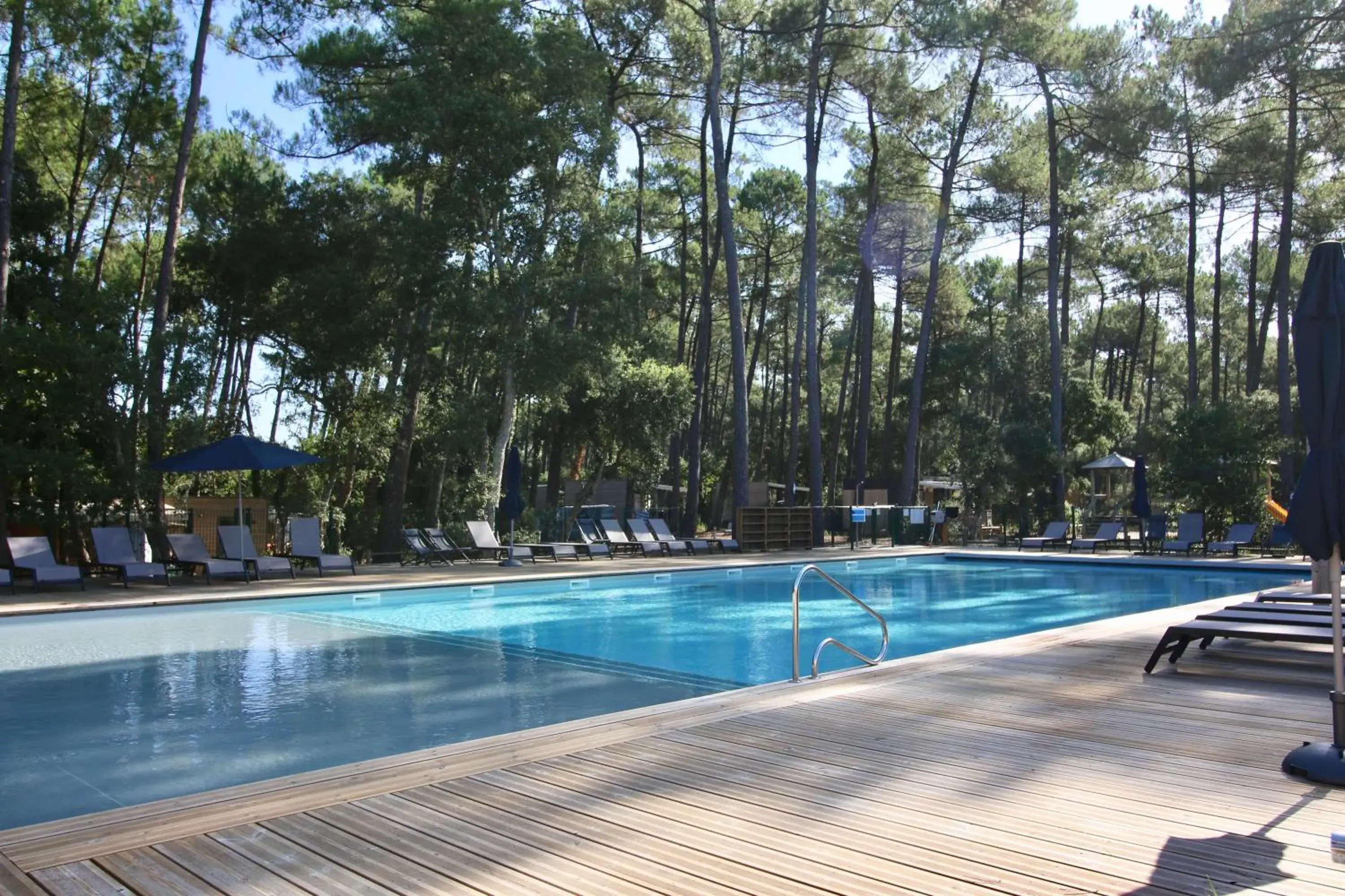 Solarium, Swimming Pool in Green Resort