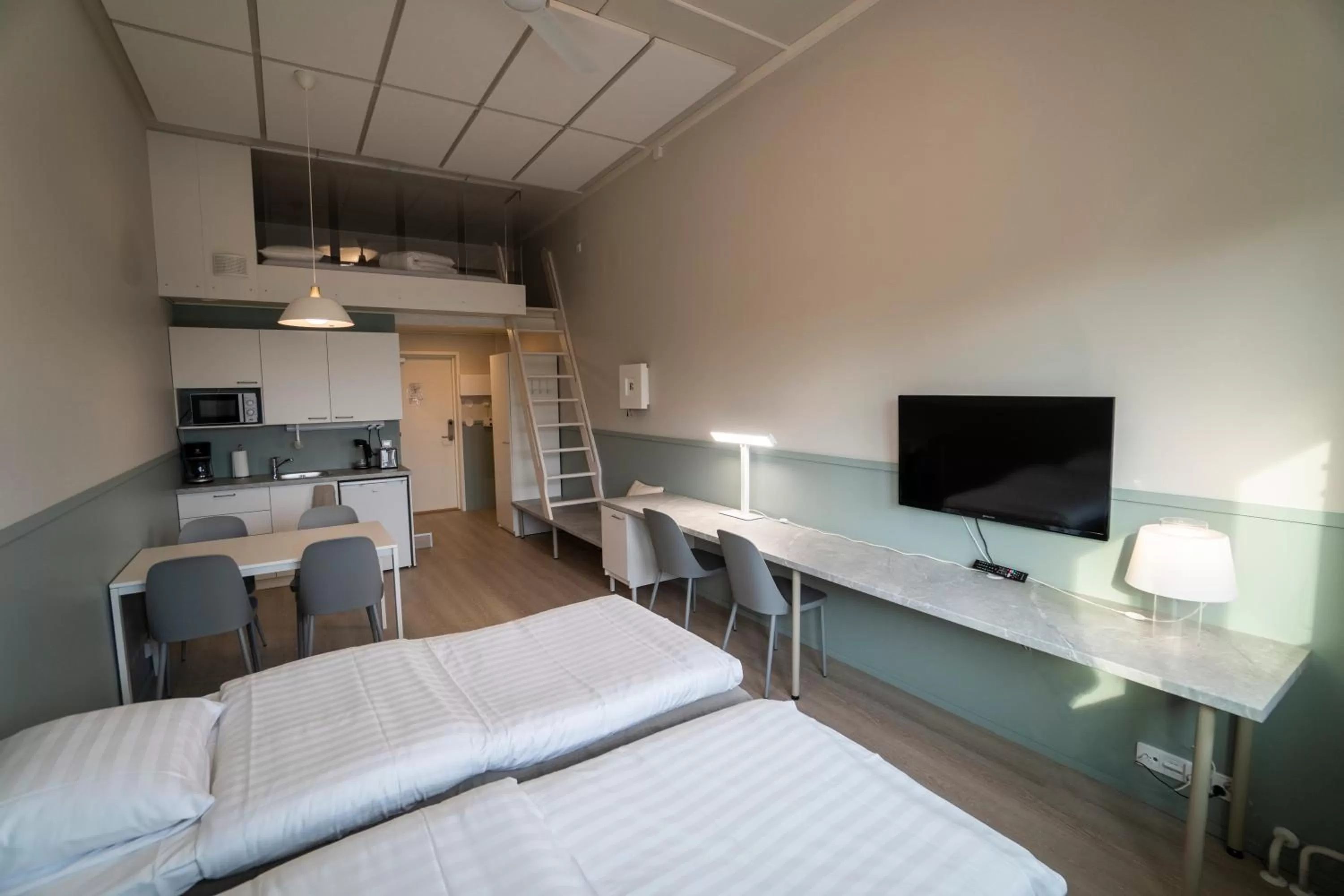 TV and multimedia, Bed in Innotelli Apartments