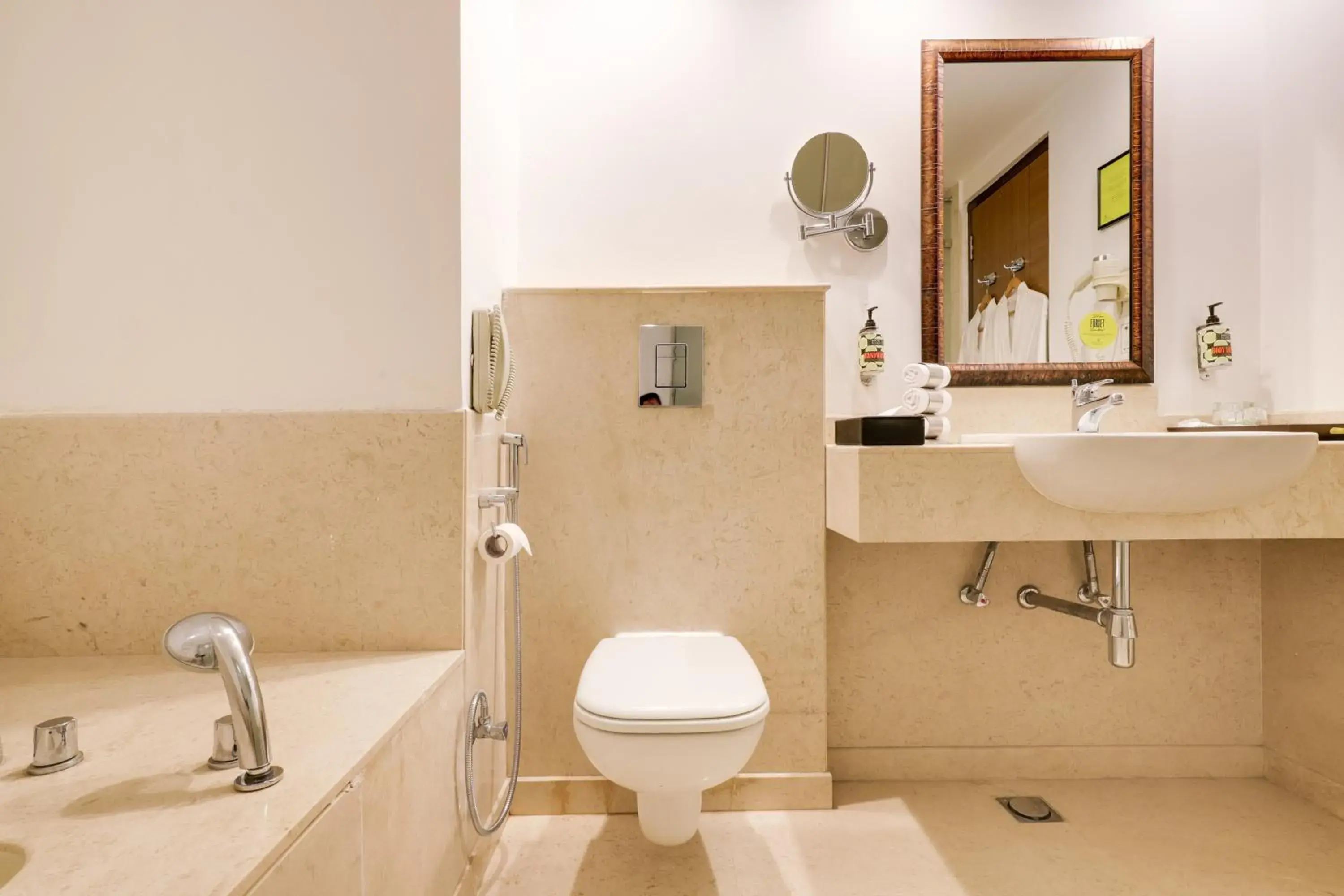 Bathroom in Lemon Tree Premier 1, Gurugram