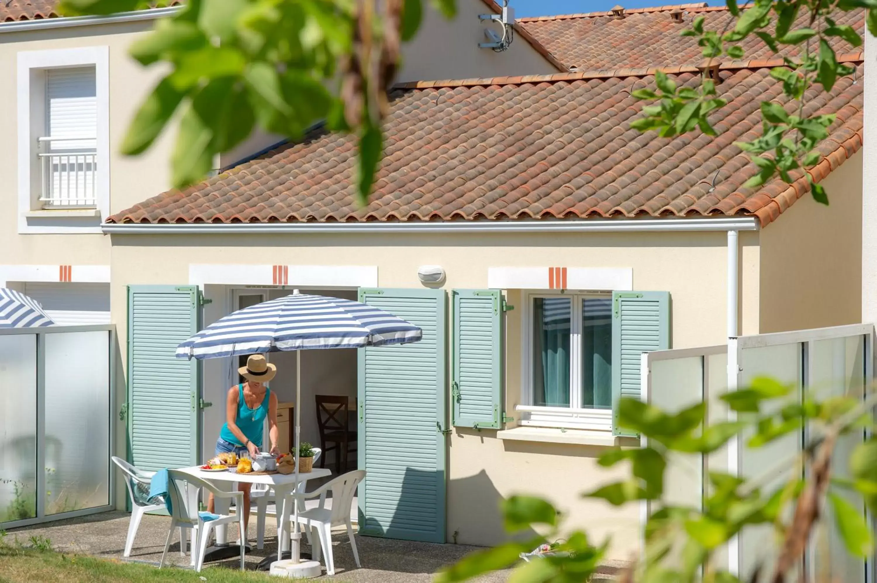 Patio in Résidence Goélia La Grande Plage