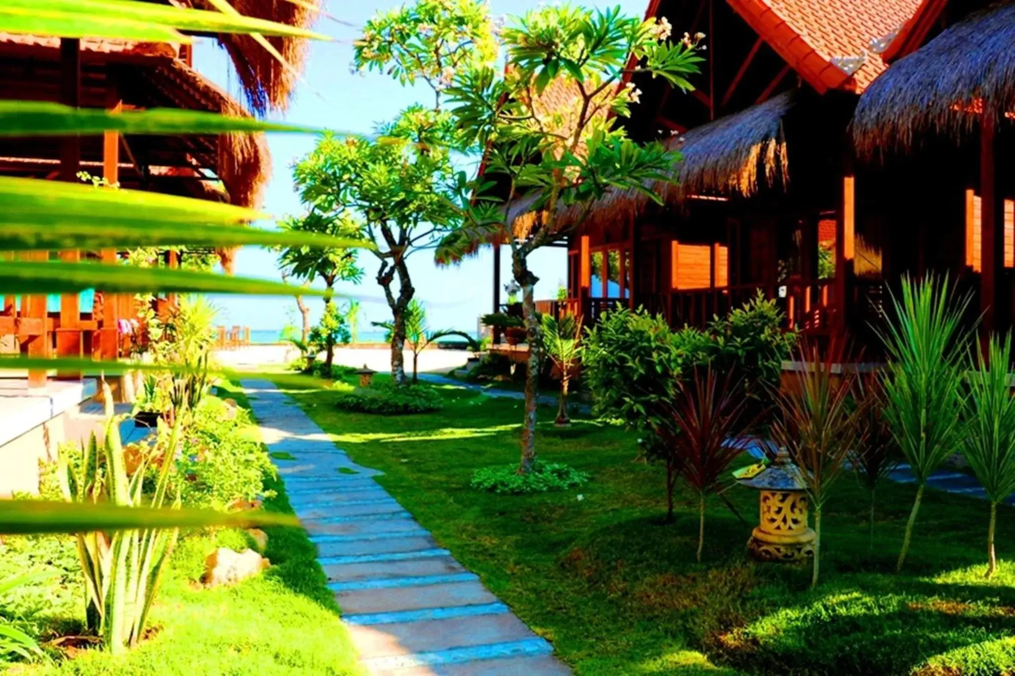 Garden in Pemedal Beach Resort