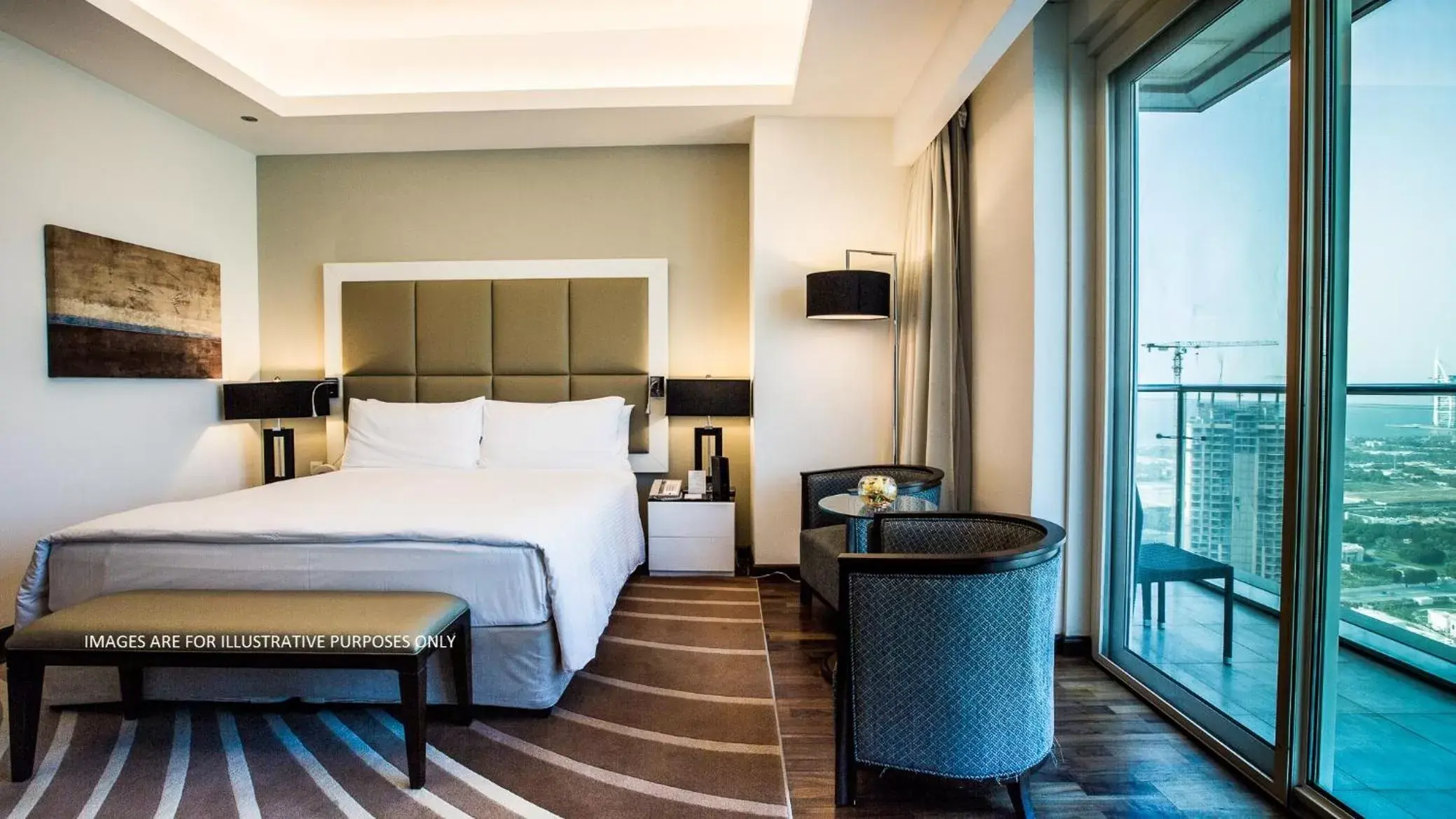 City view, Bed in La Suite Dubai Hotel & Apartments