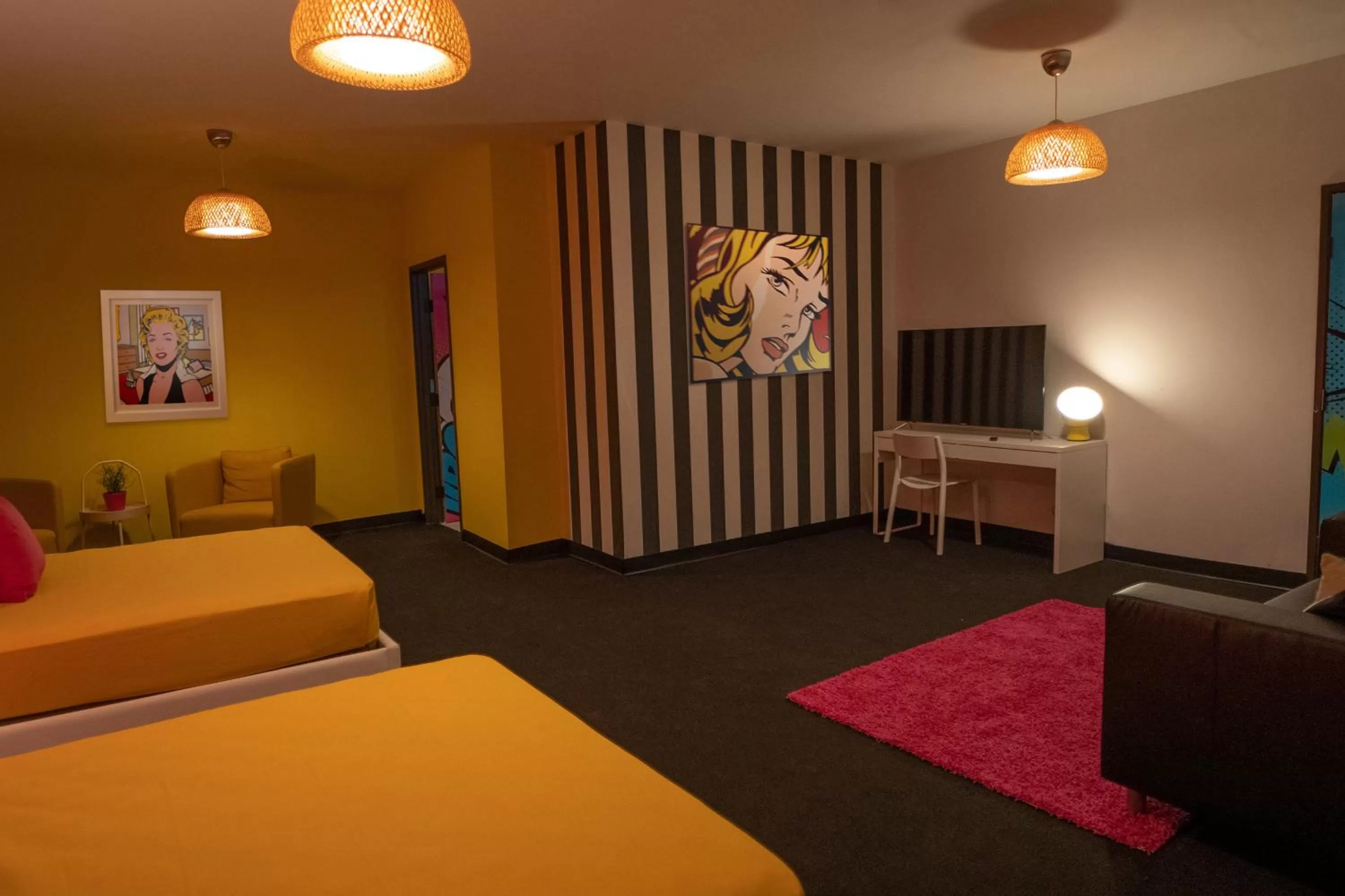 Bed in The Fox Hotel