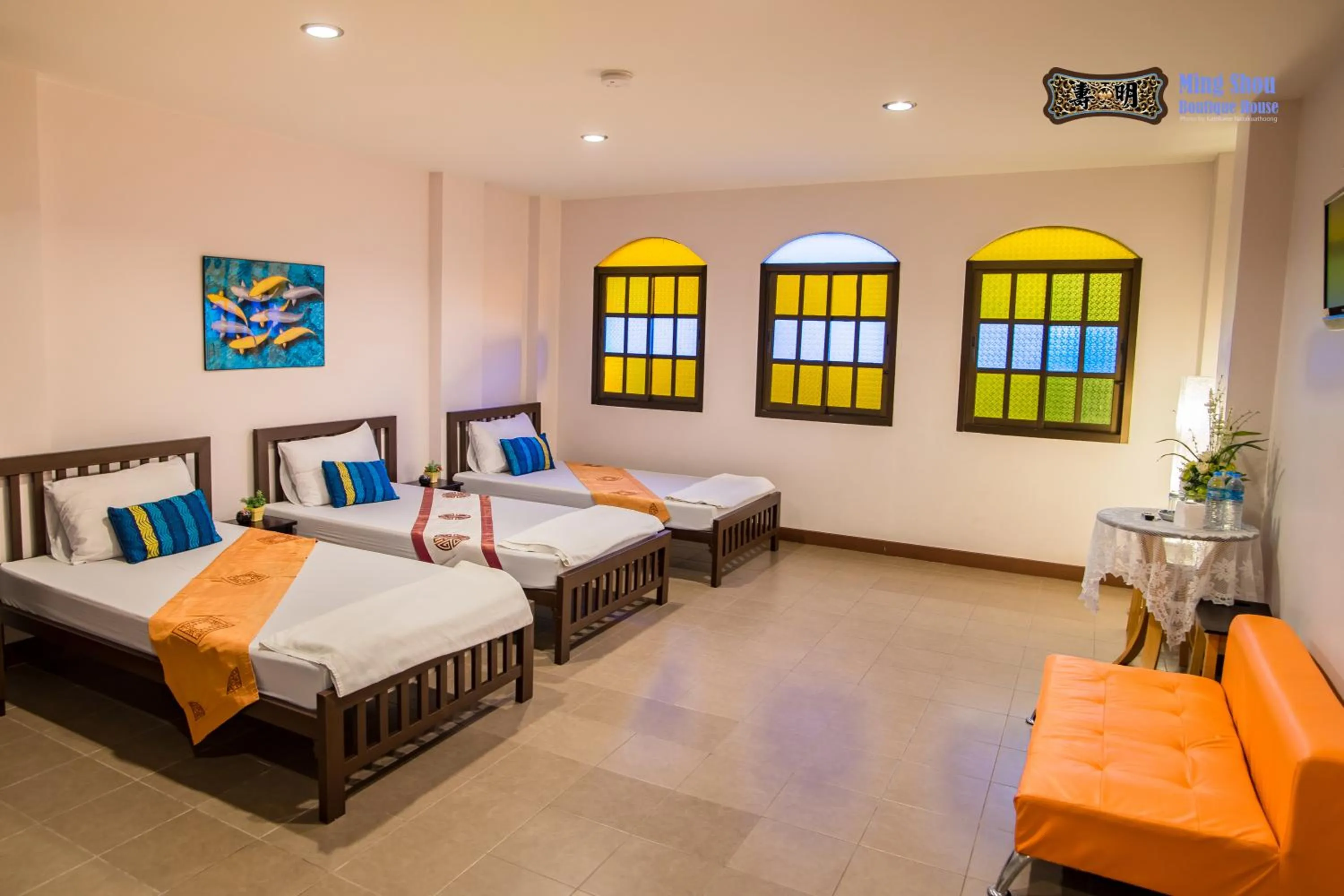 Bed in Ming Shou Boutique House