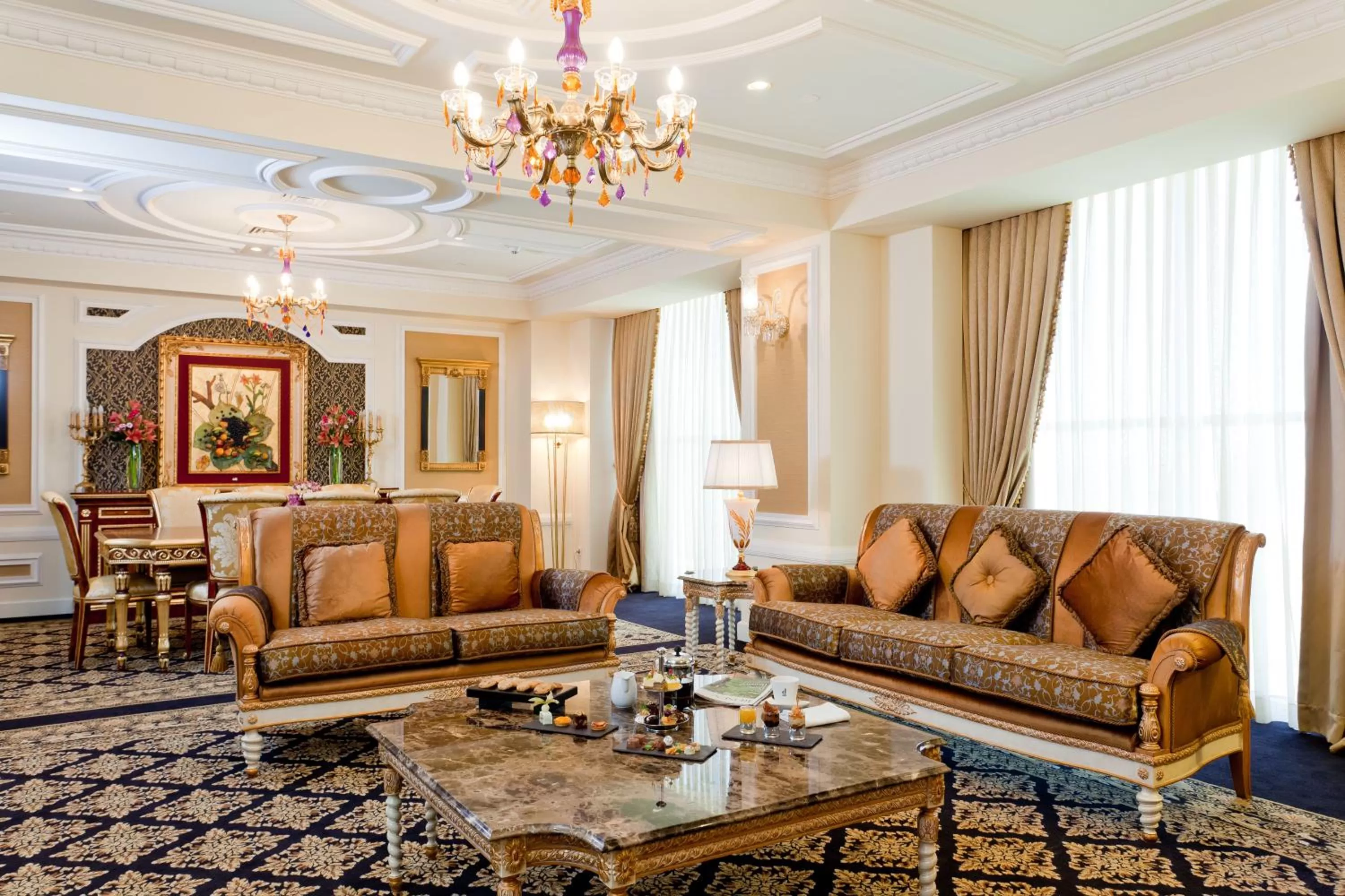 Living room in Divan Erbil Hotel