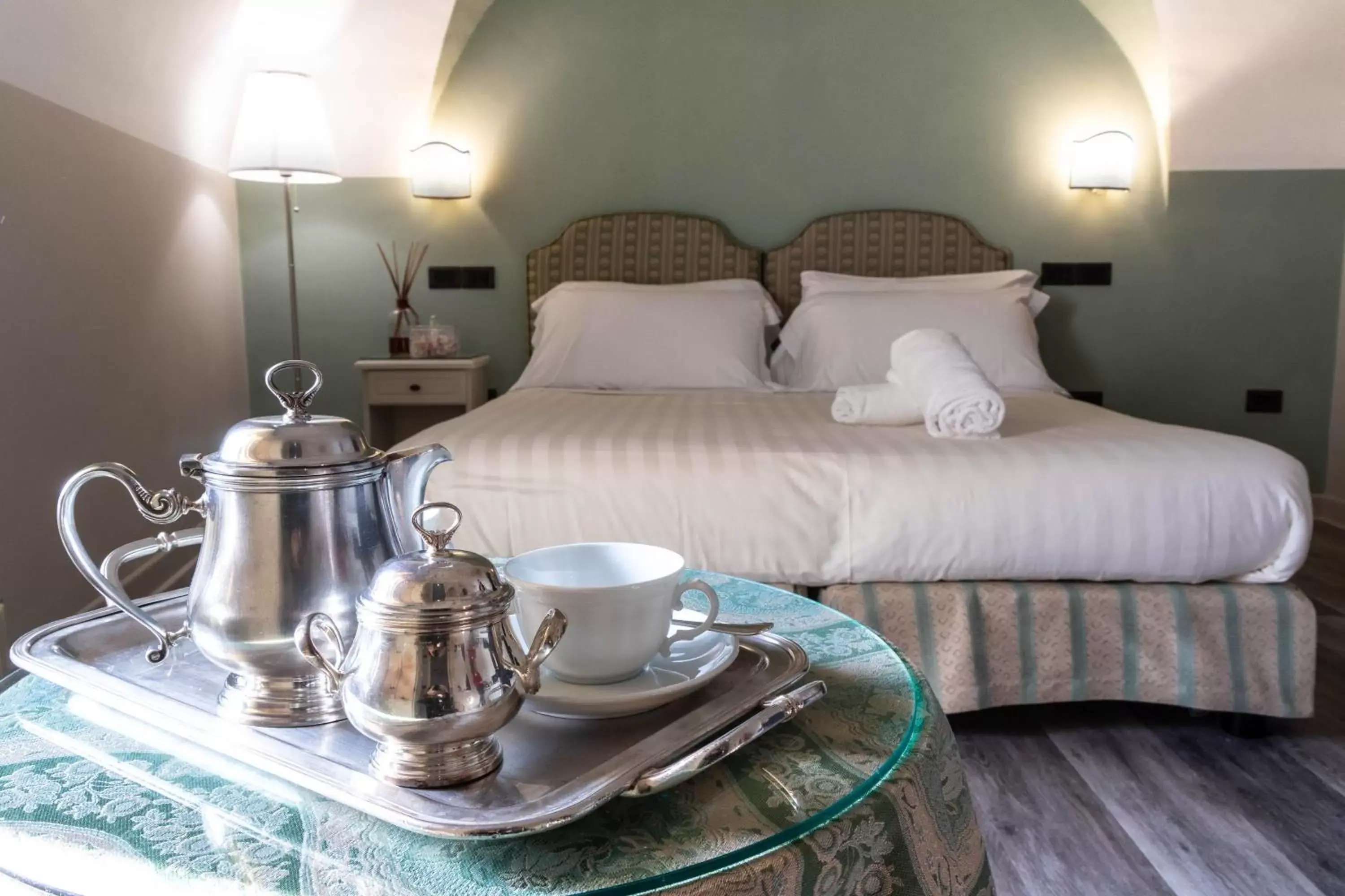 Bed in Hotel Fontebella Bed in Hotel Fontebella