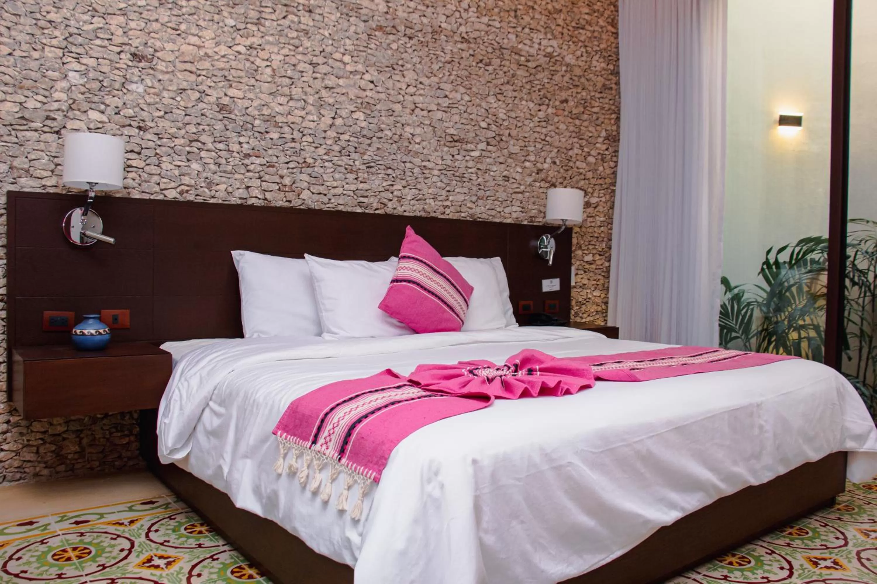 Bed in Hotel Marionetas