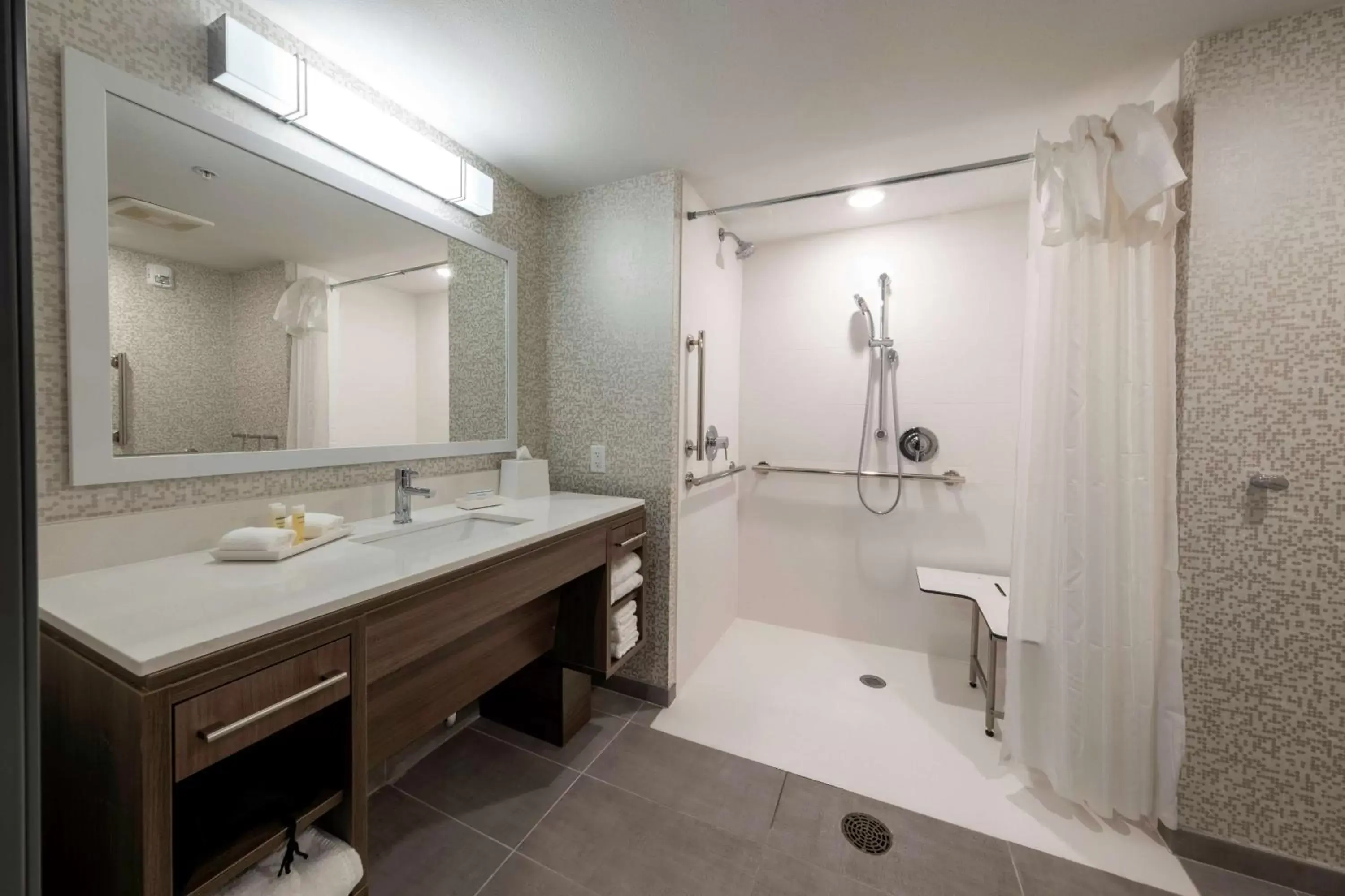 Bathroom in Home2 Suites By Hilton Portland Hillsboro