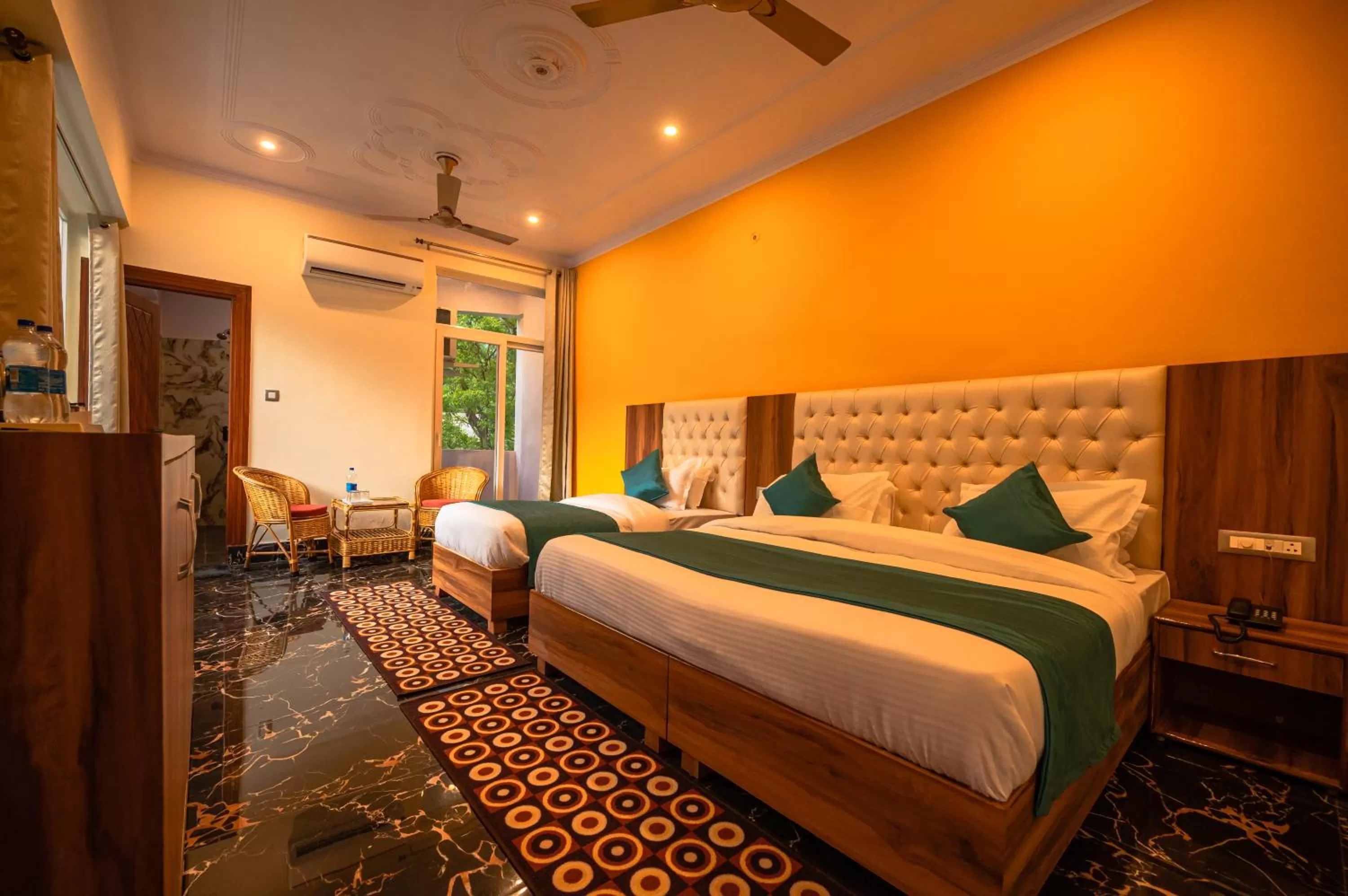 Bed in Hotel Rishikesh Grand by Kool Stays