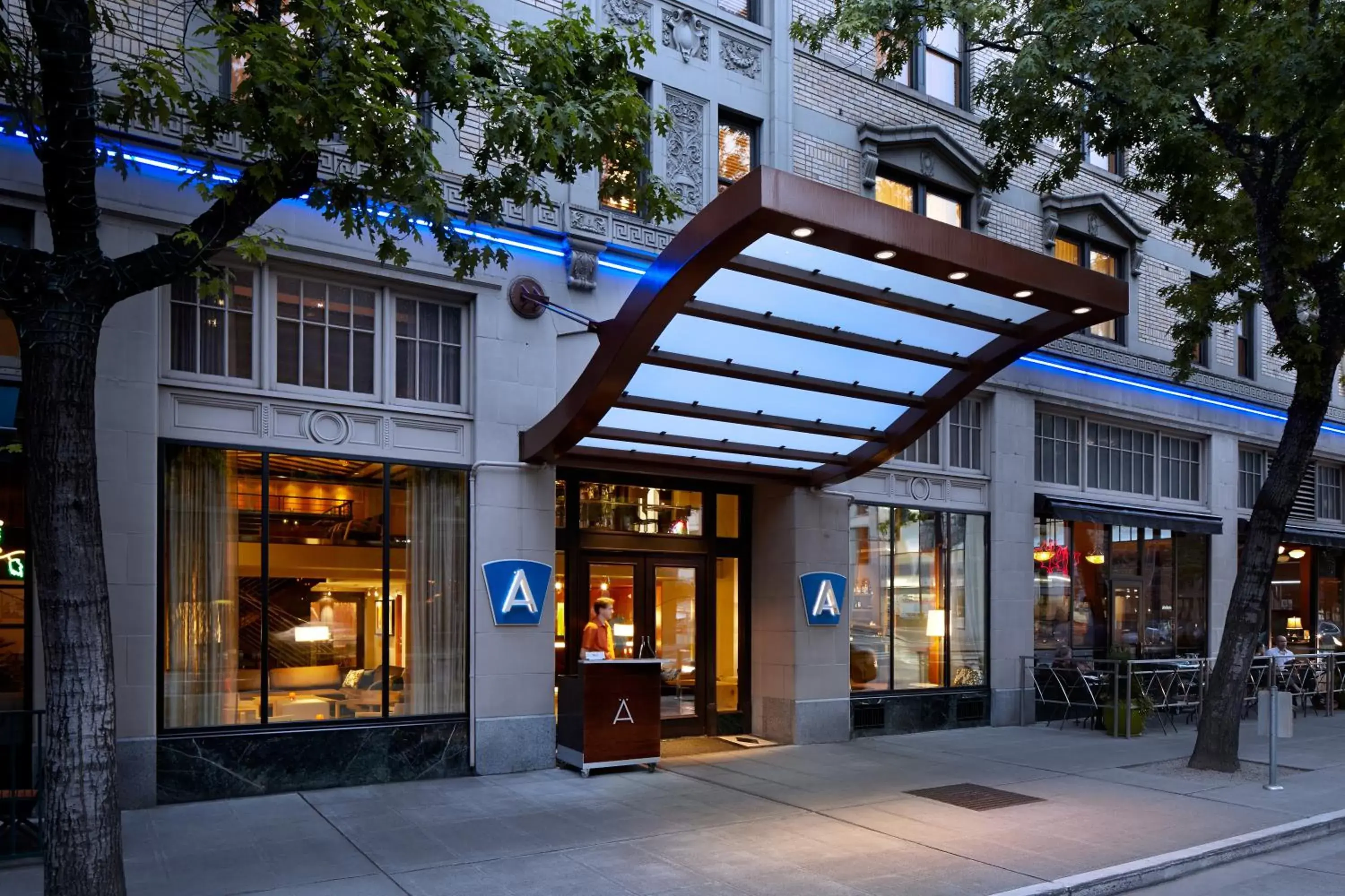 Facade/entrance in Hotel Andra Seattle MGallery Hotel Collection