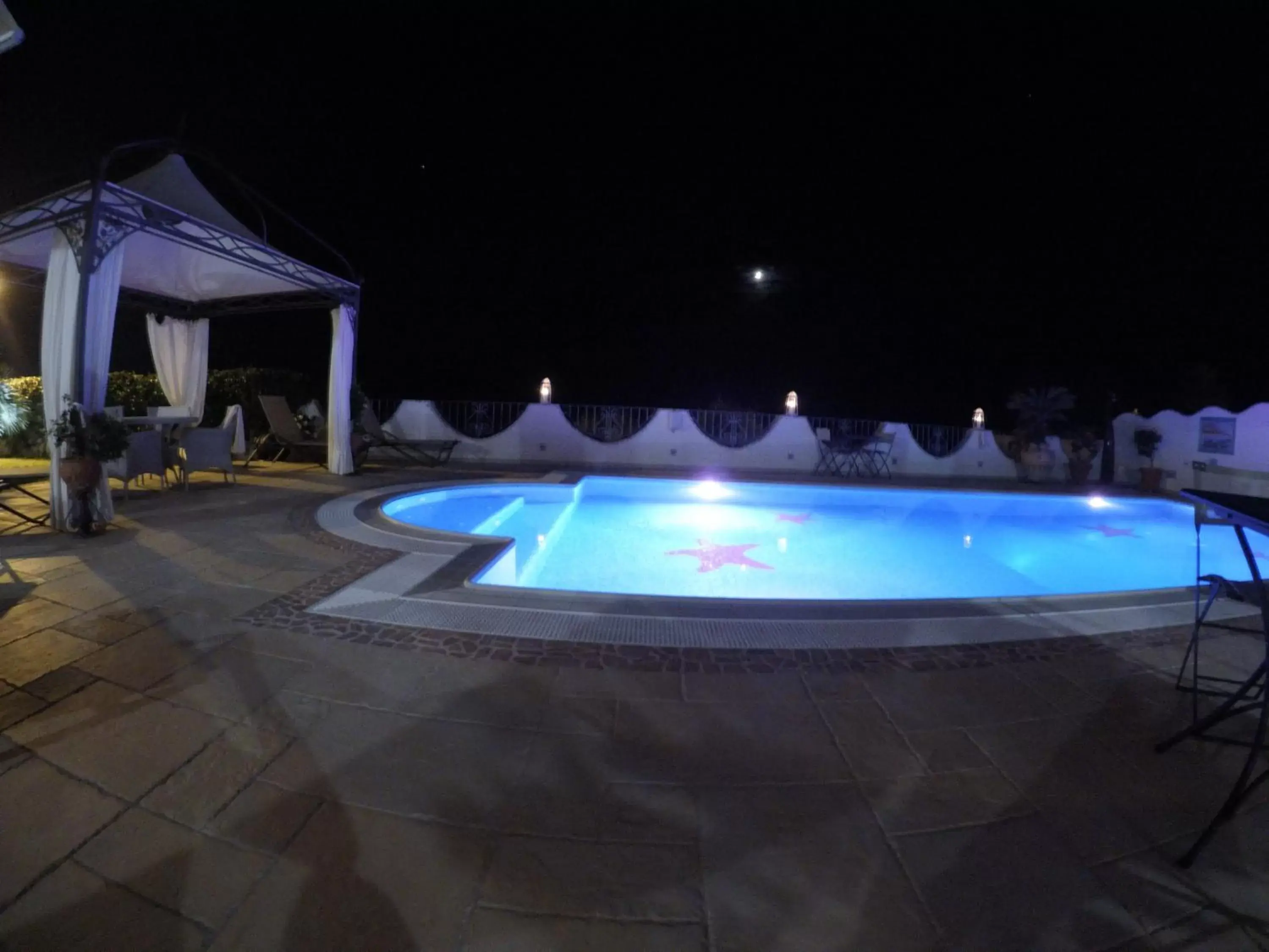 Night, Swimming Pool in La Suite del Faro