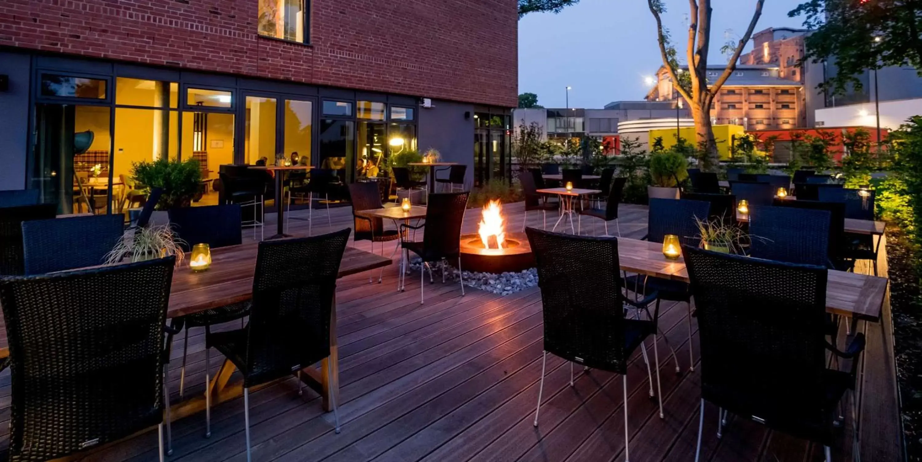 Patio, Restaurant/Places to Eat in Hotel FREIgeist Einbeck BW Signature Collection