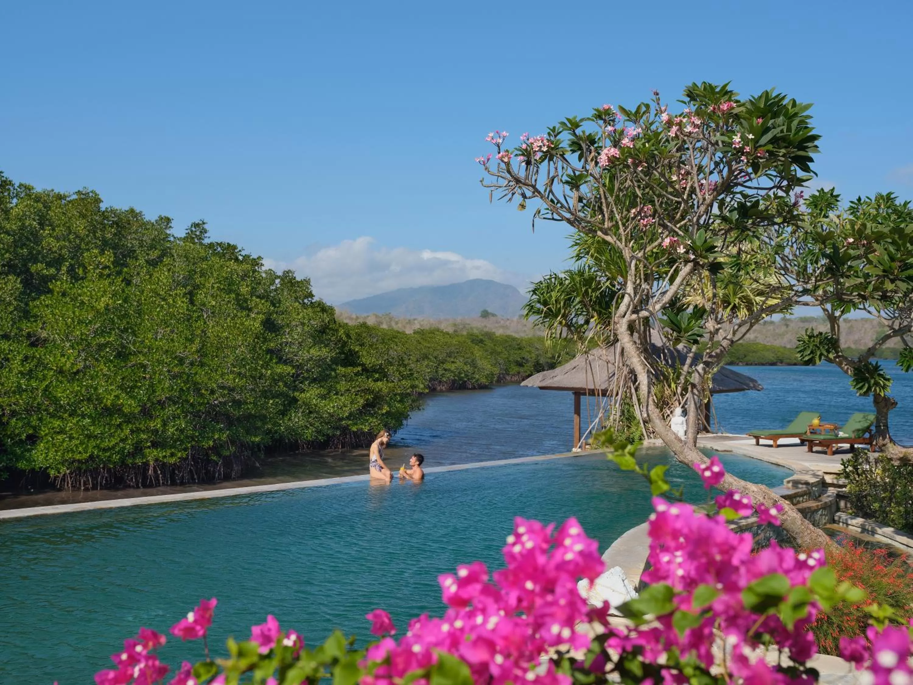 Swimming pool in Mimpi Resort Menjangan