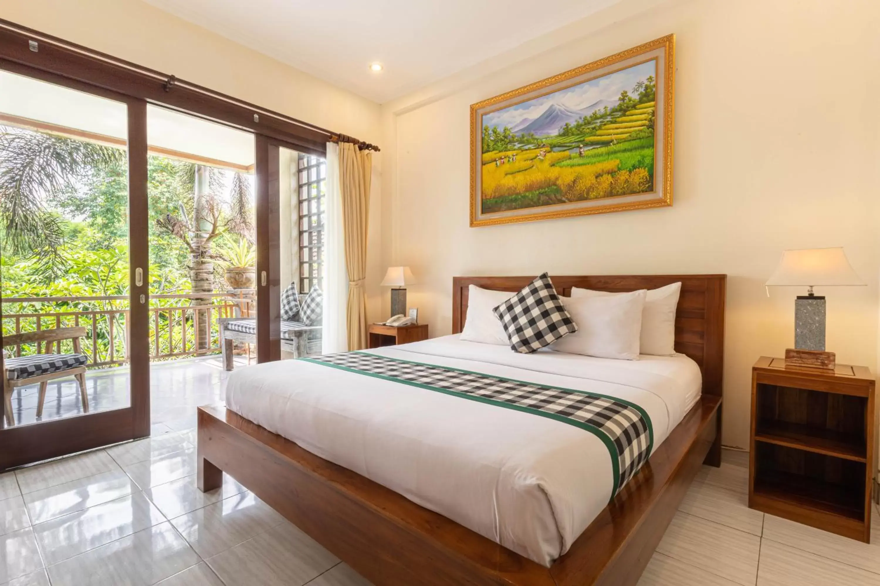 Bed in Meruhdani Boutique Hotel Ubud