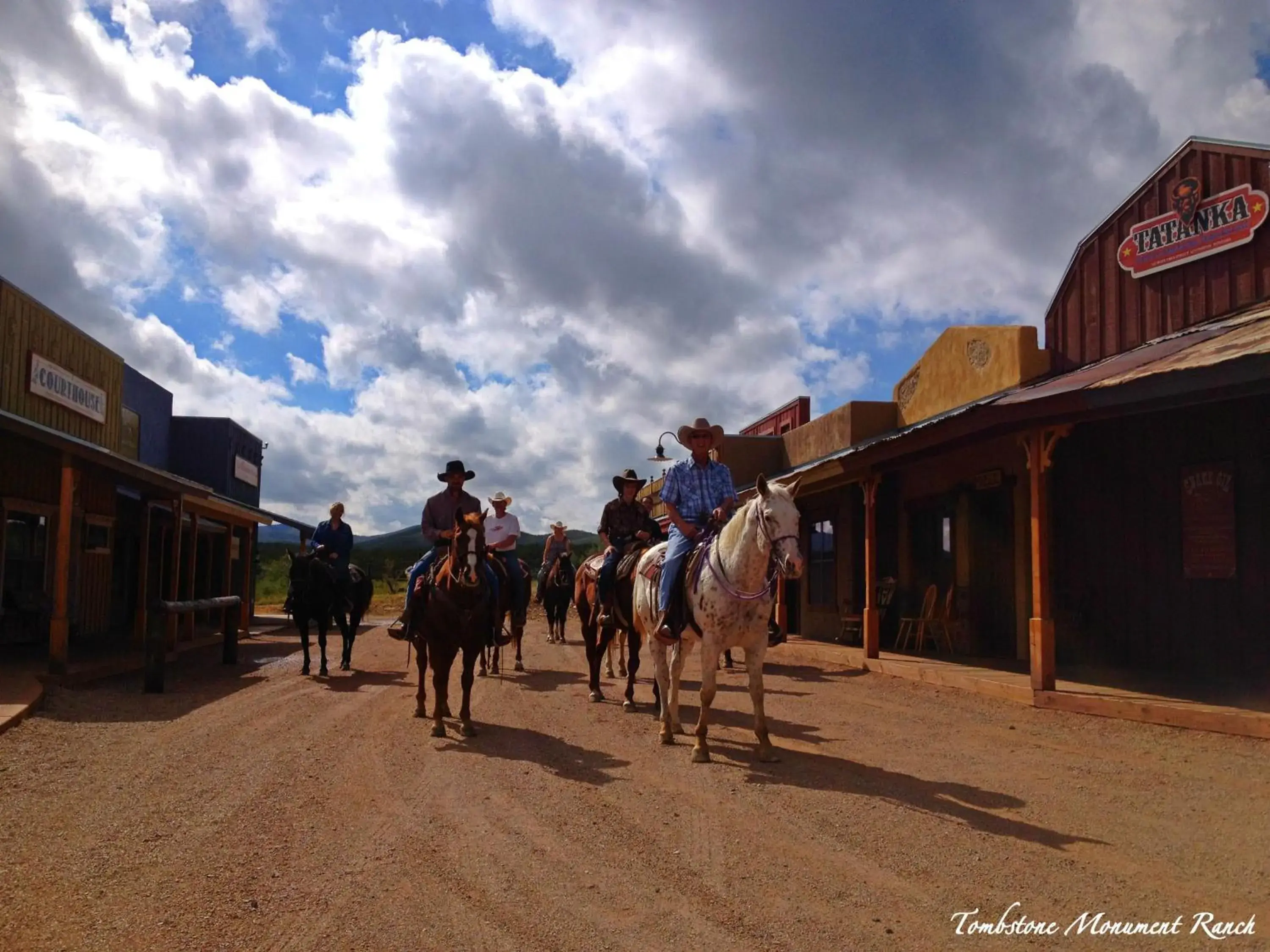 Text overlay, Horseback Riding in Tombstone Monument Guest Ranch