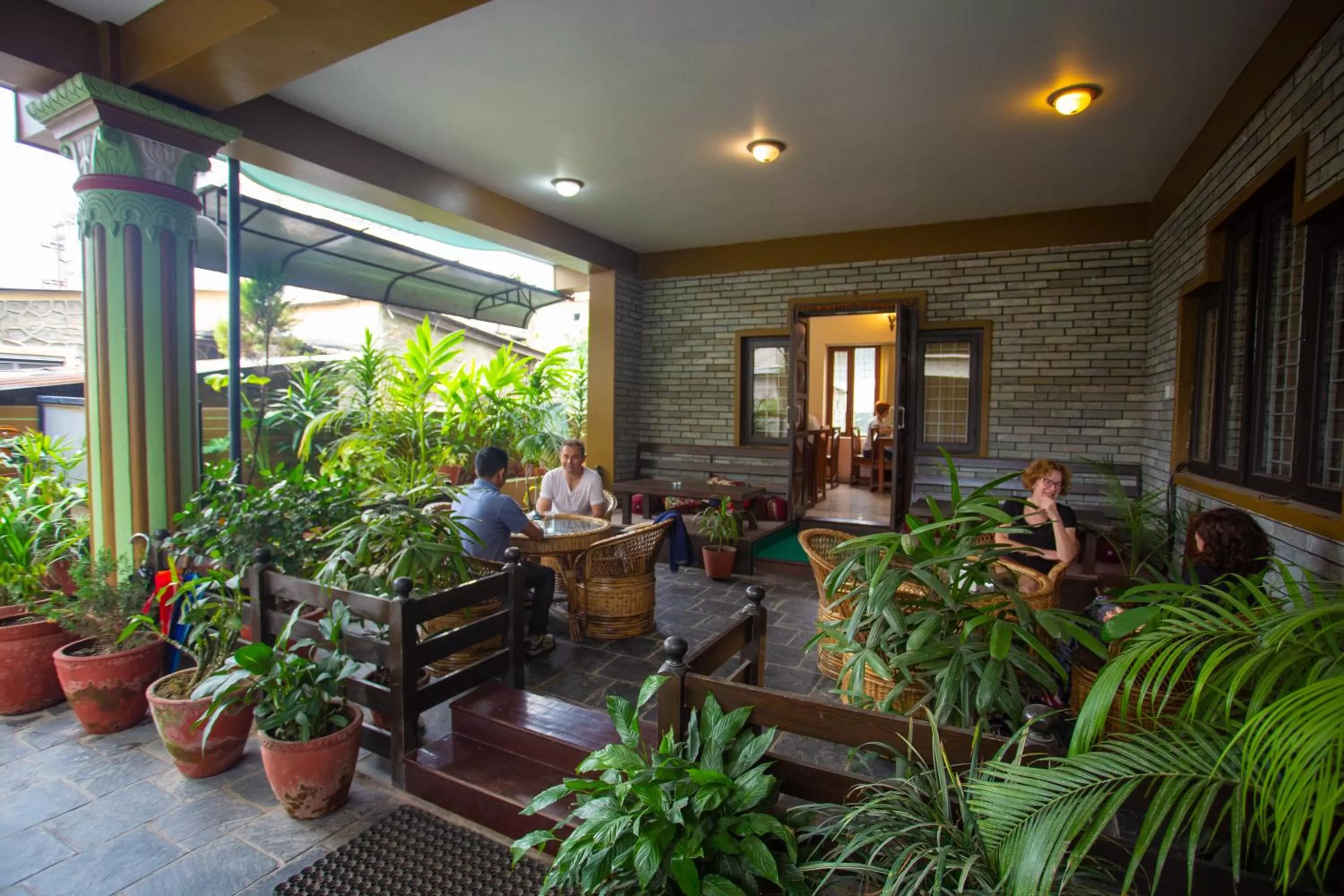 Seating area in Hotel Crystal Palace