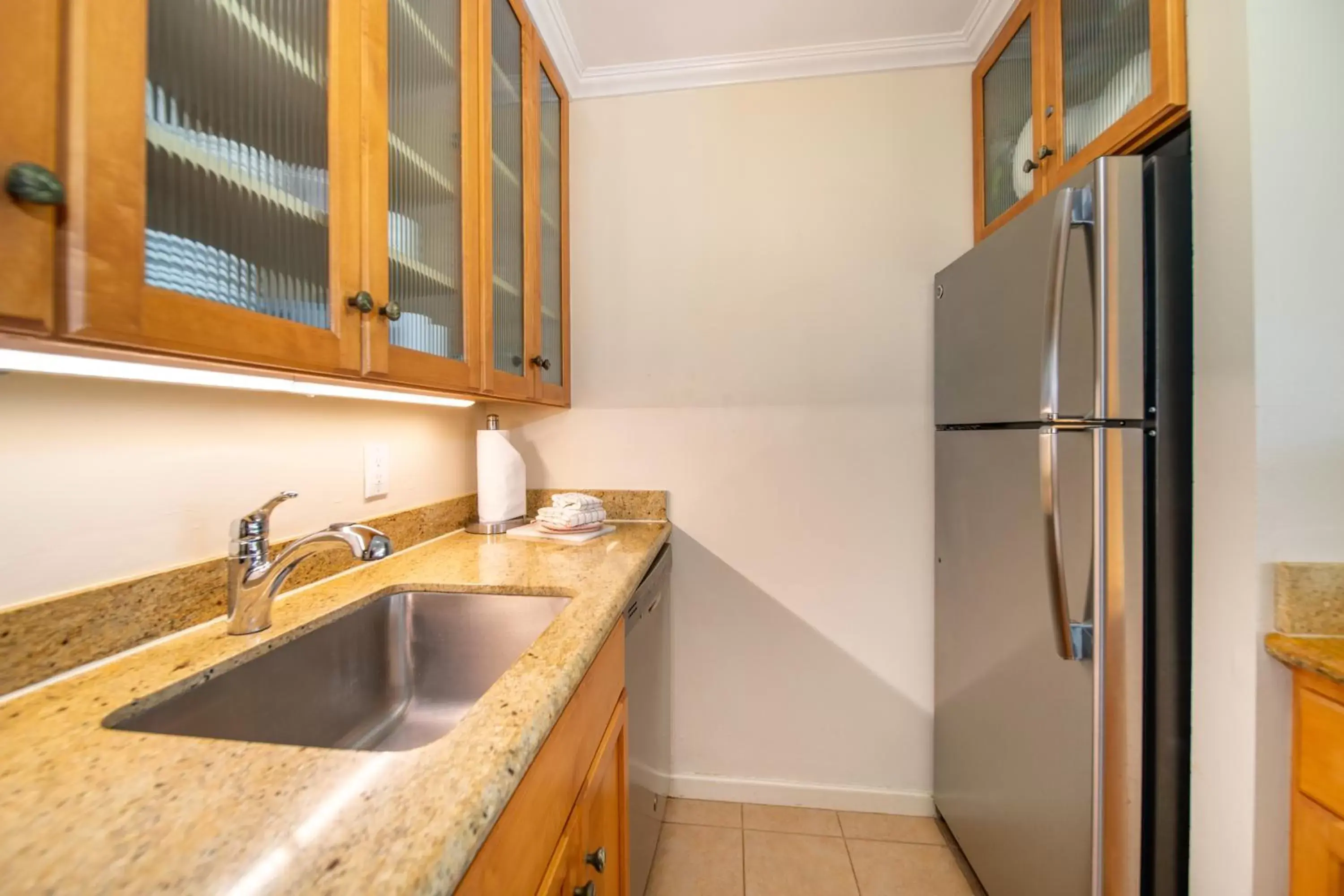 Kitchen/Kitchenette in Napili Shores Maui by OUTRIGGER - No Resort & Housekeeping Fees