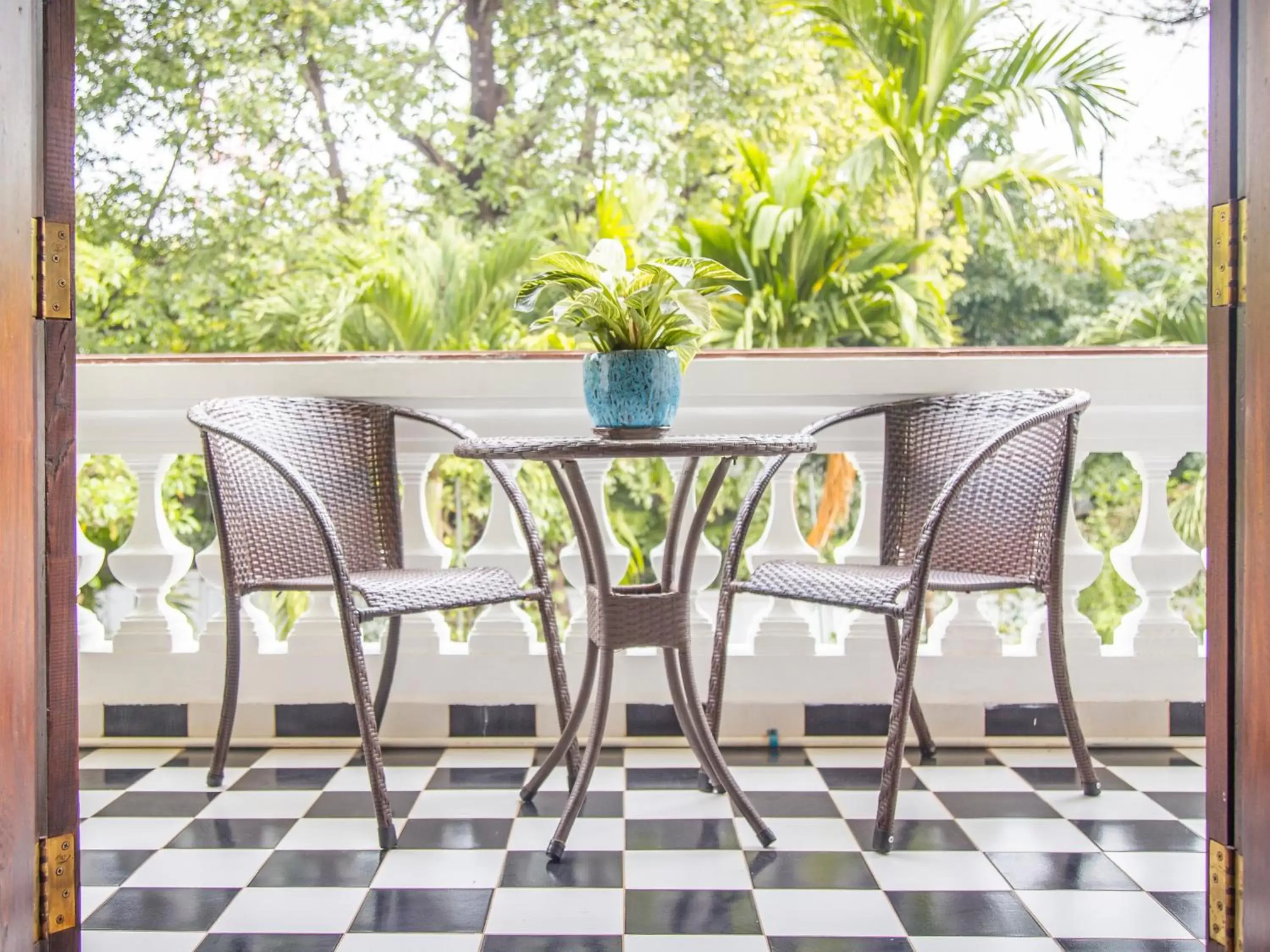 Balcony/Terrace in Chateau d'Angkor La Residence