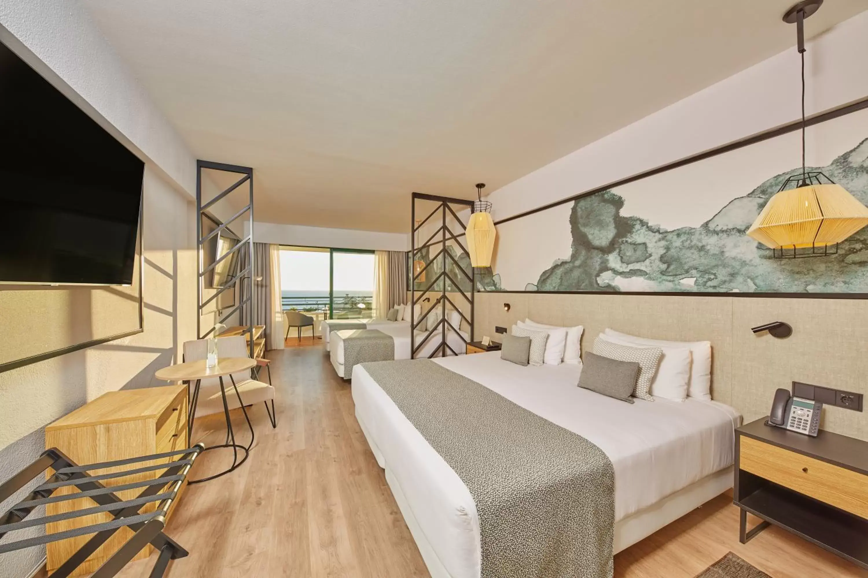 Family Room with Partial Ocean View in Dreams Lanzarote Playa Dorada Resort & Spa