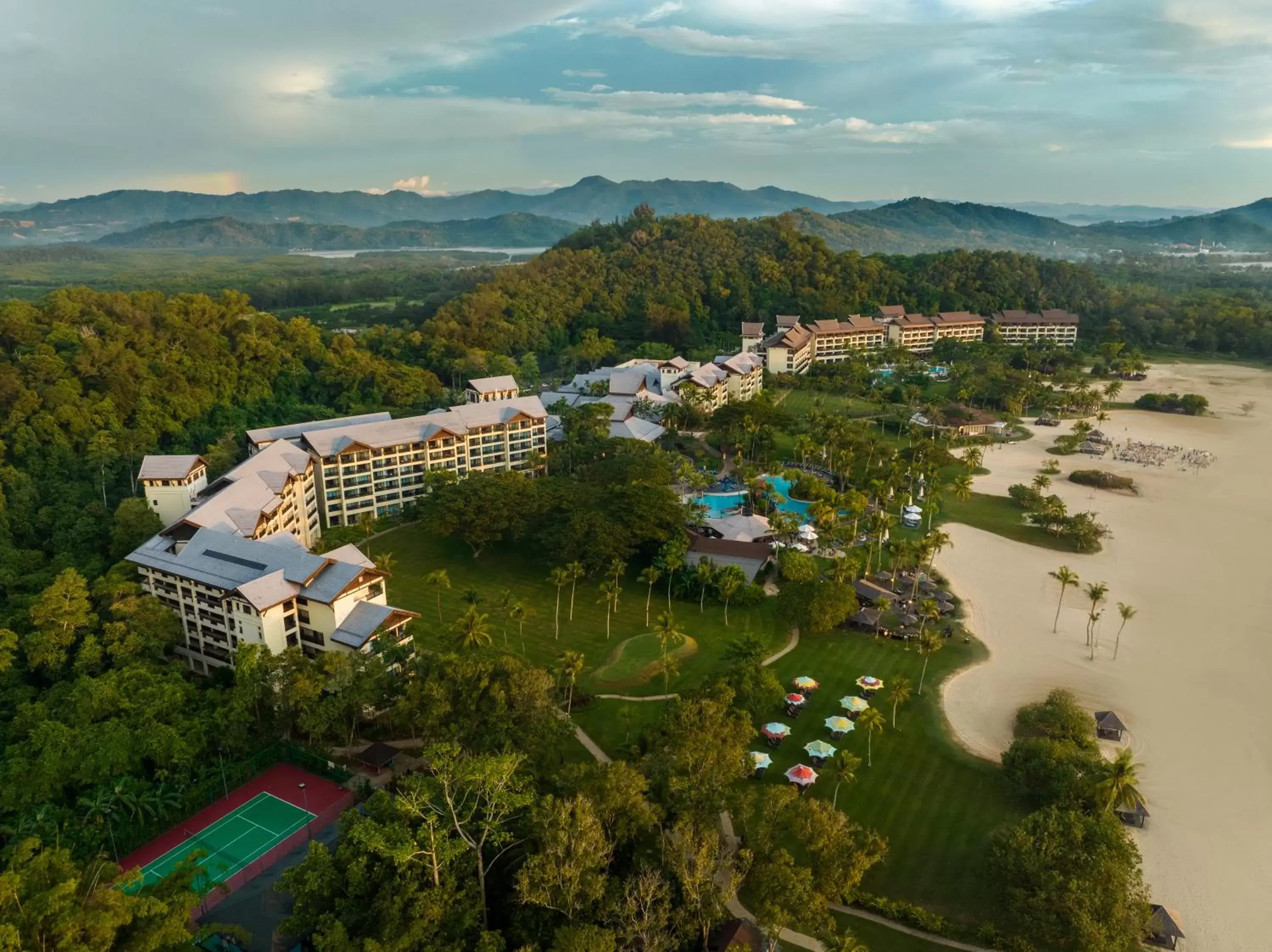 Property building, Bird's-eye View in Shangri-La Rasa Ria, Kota Kinabalu