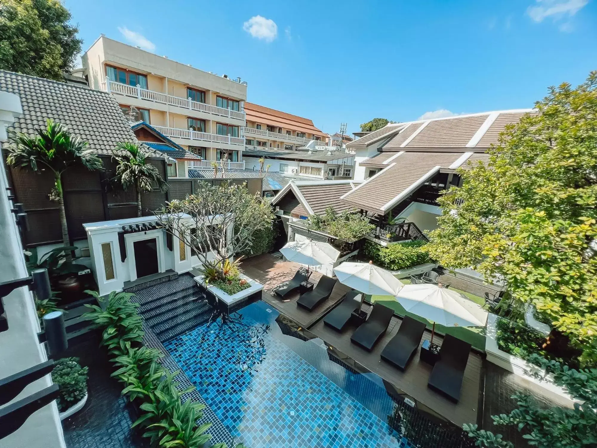 Pool View in Thai Akara - Lanna Boutique Hotel -SHA Extra Plus
