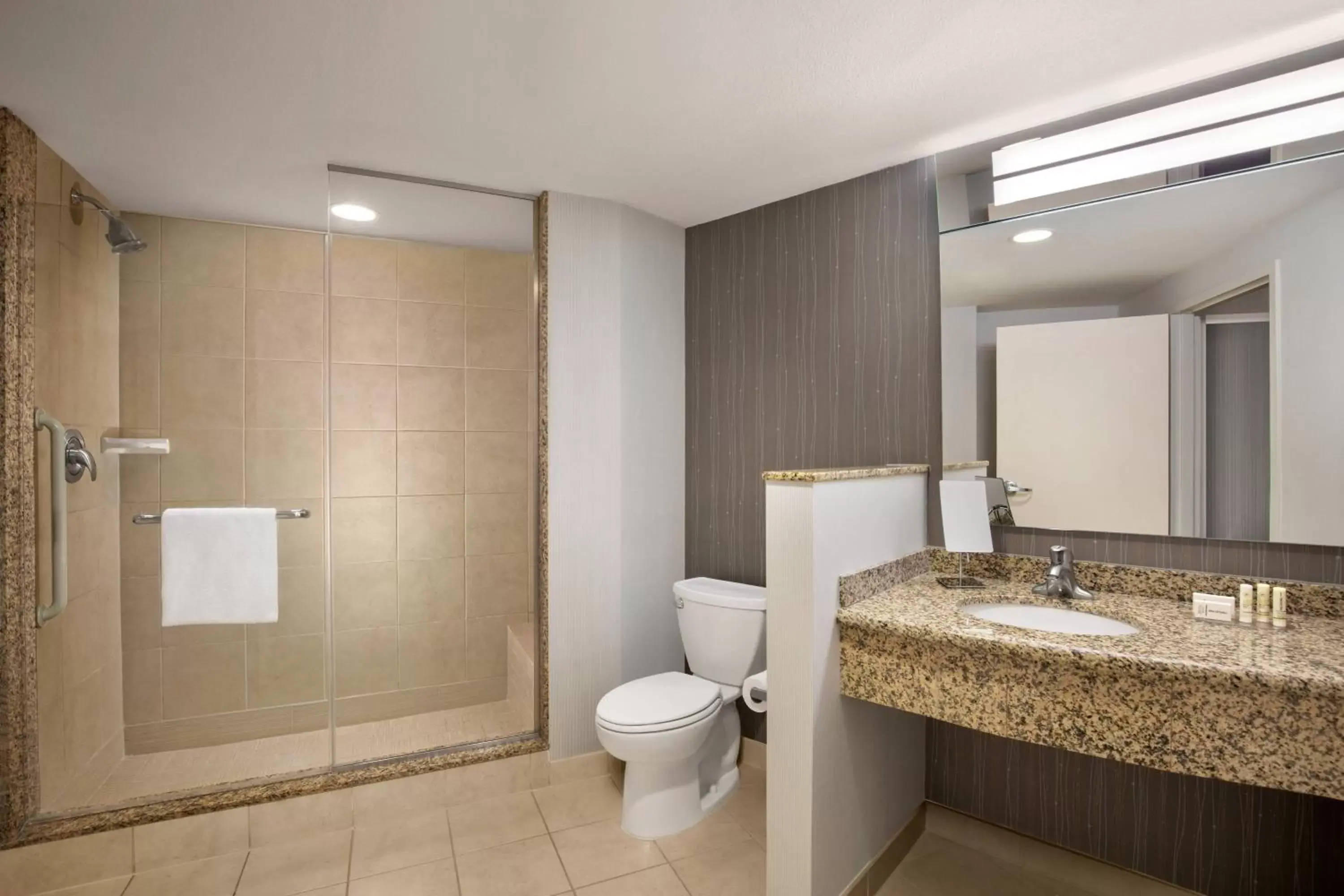 Bathroom in Courtyard by Marriott Dallas Allen at Allen Event Center