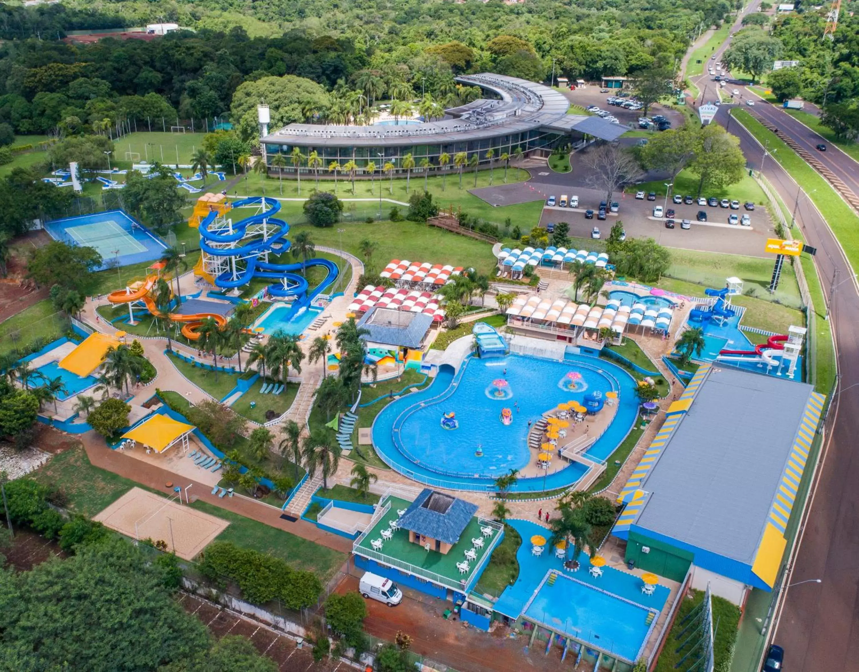 Aqua park, Bird's-eye View in Vivaz Cataratas Hotel Resort