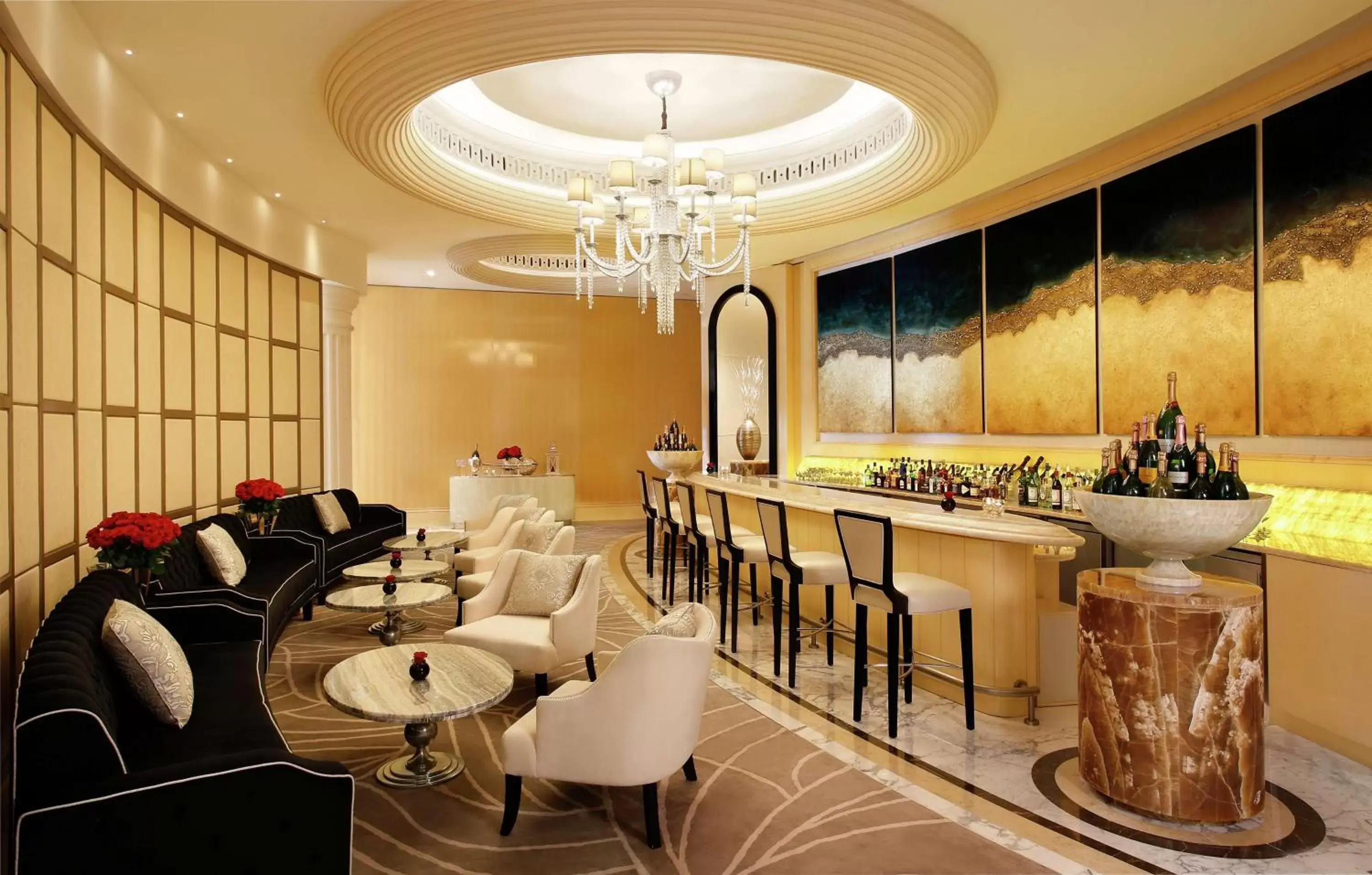 Lounge or bar, Restaurant/Places to Eat in Habtoor Palace Dubai, LXR Hotels & Resorts
