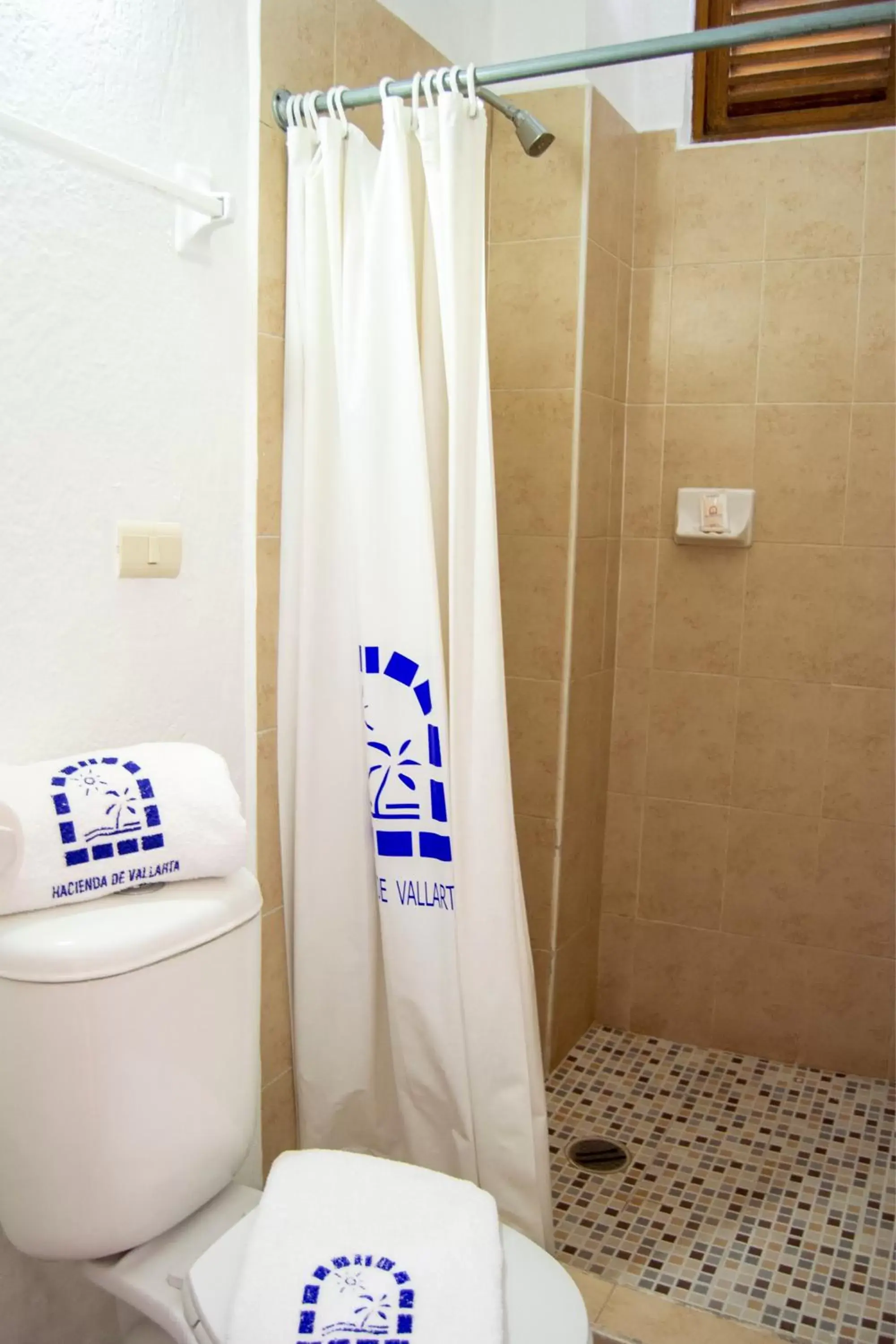 Shower, Bathroom in Hotel Hacienda de Vallarta Centro