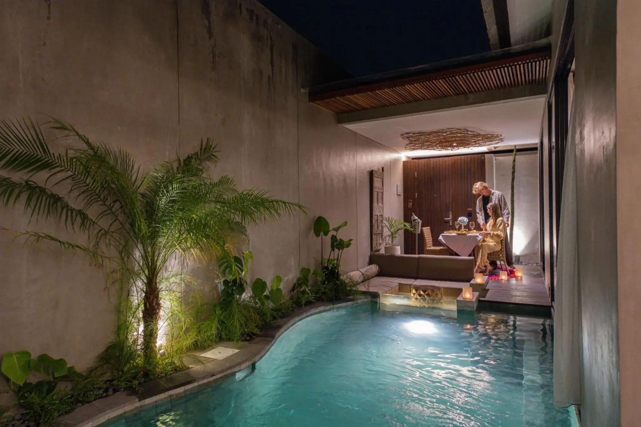 Dinner, Swimming Pool in Amarea Resort Ubud by Ini Vie Hospitality